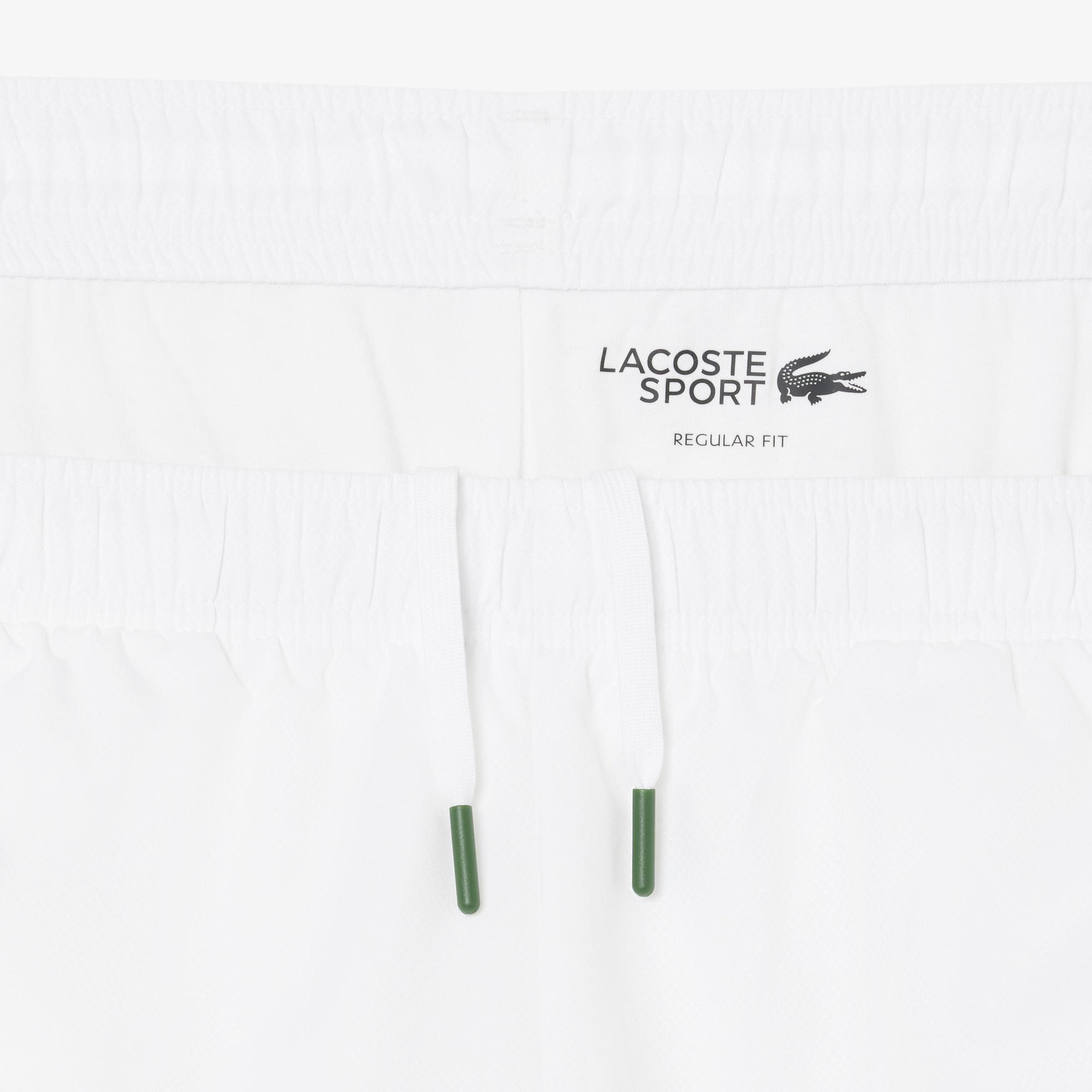 Lacoste Erkek Regular Fit Renk Bloklu Beyaz Eşofman Takımı