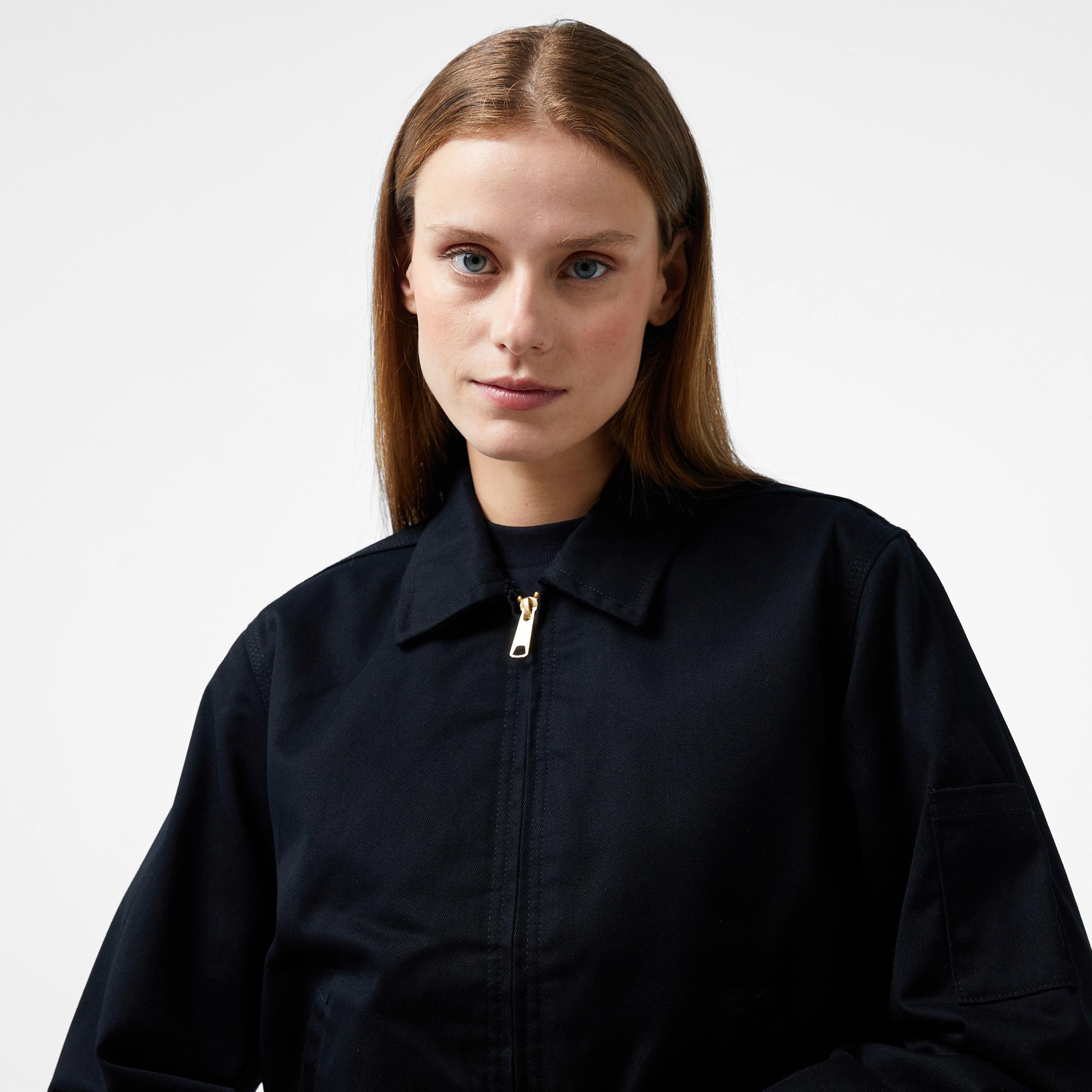 Dickies Lined Eisenhower Crop Kadın Siyah Ceket