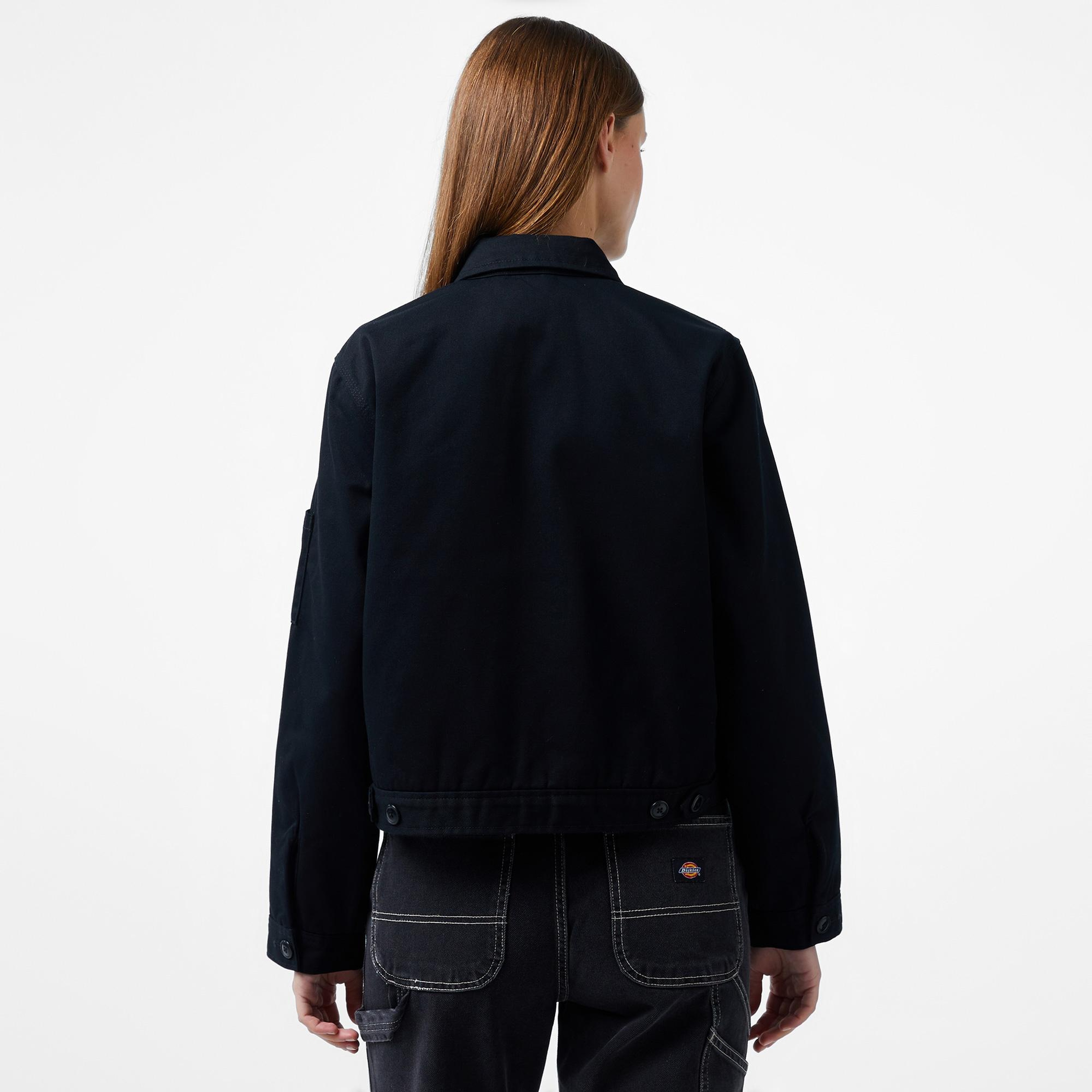 Dickies Lined Eisenhower Crop Kadın Siyah Ceket