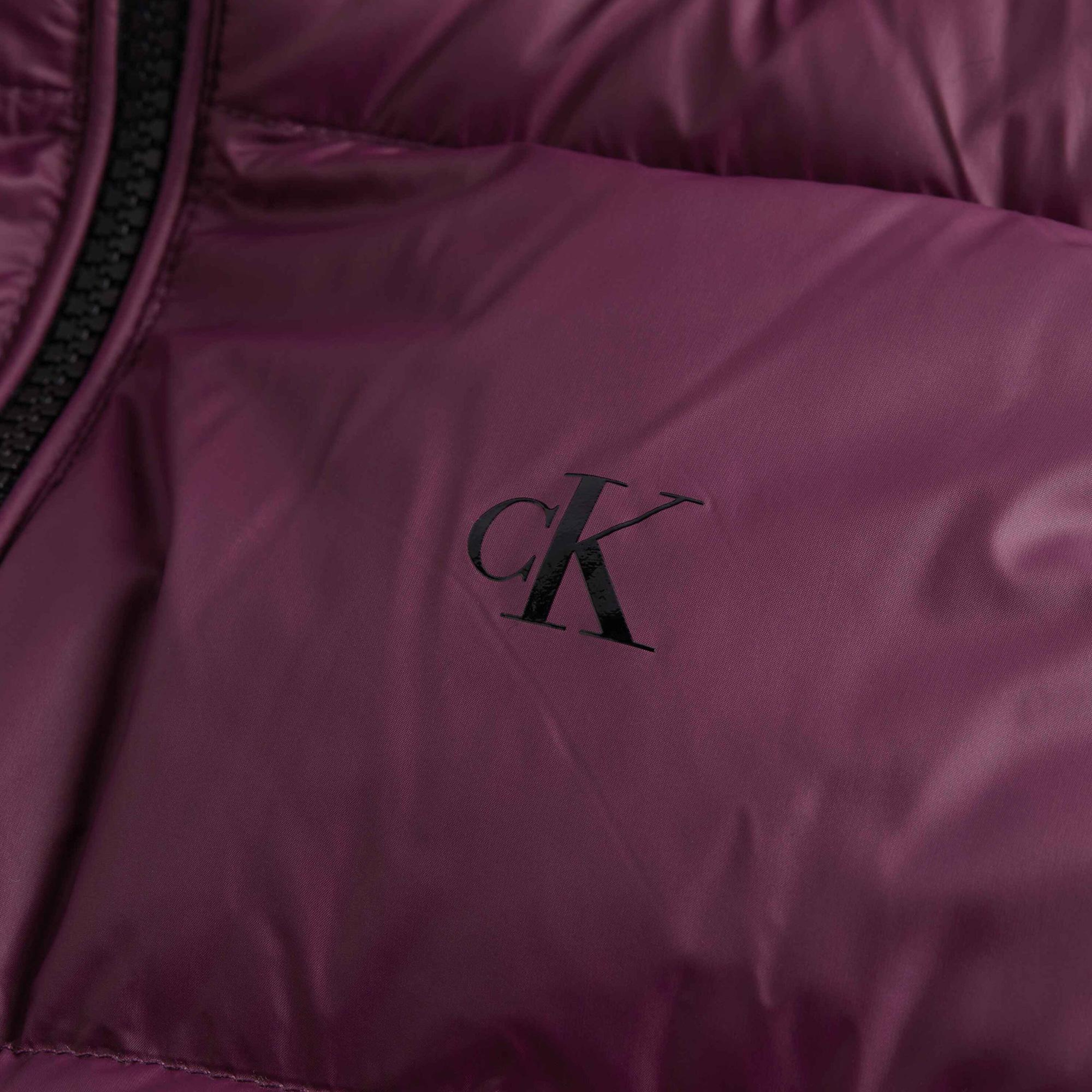 Calvin Klein Jeans Down Archetype Short Puffer Kadın Mor Mont