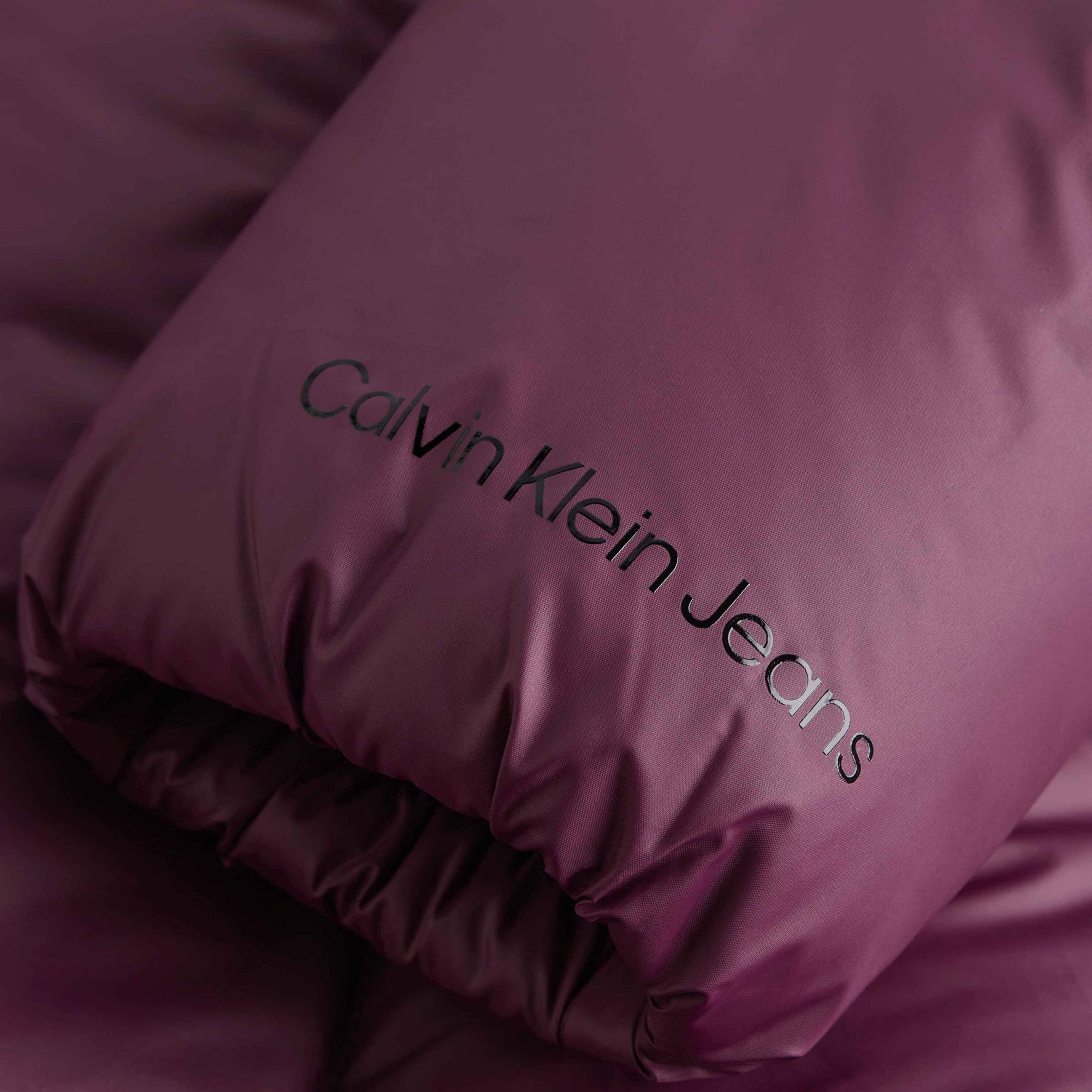 Calvin Klein Jeans Down Archetype Short Puffer Kadın Mor Mont