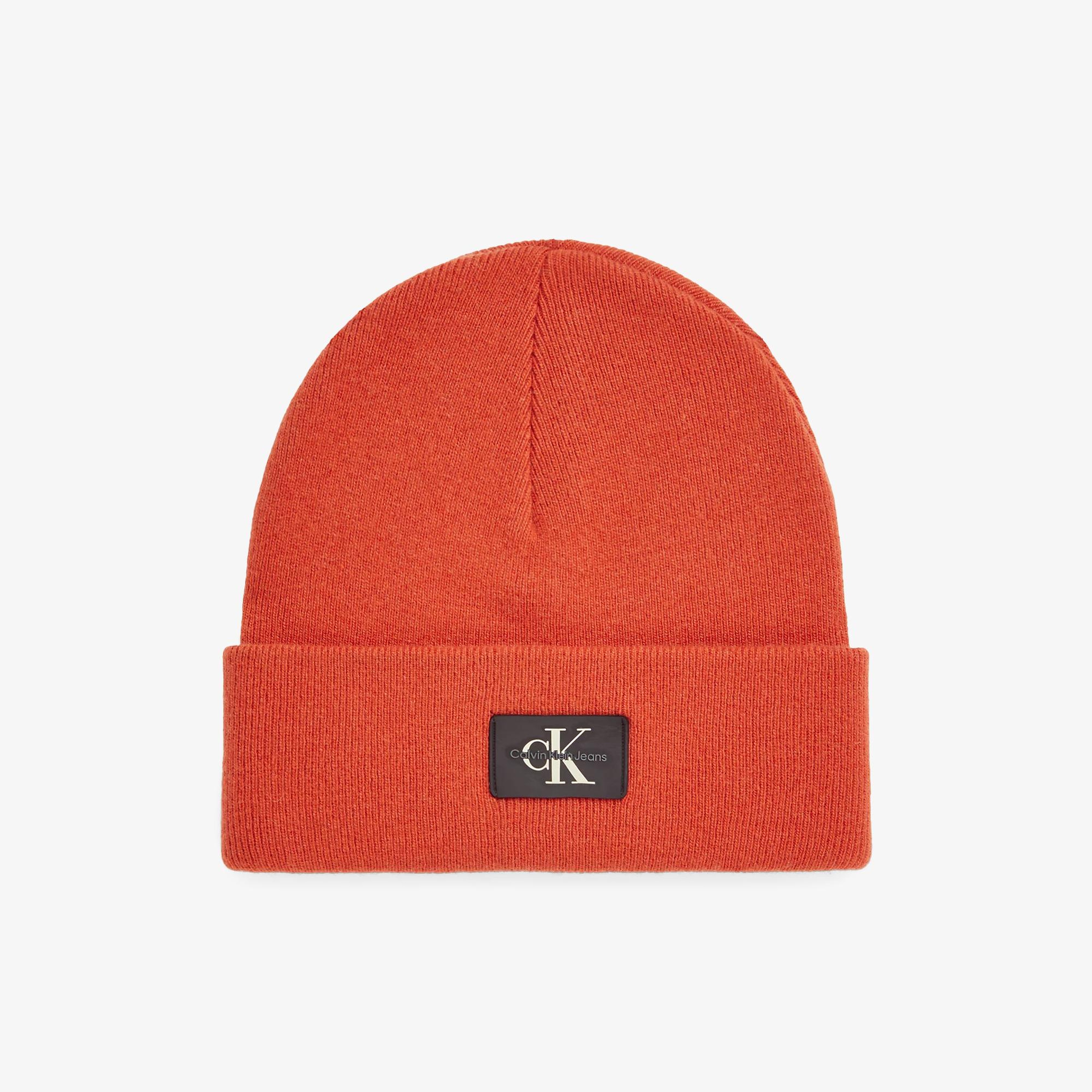Calvin Klein Jeans Monologo Patch Non-Rib Erkek Turuncu Bere