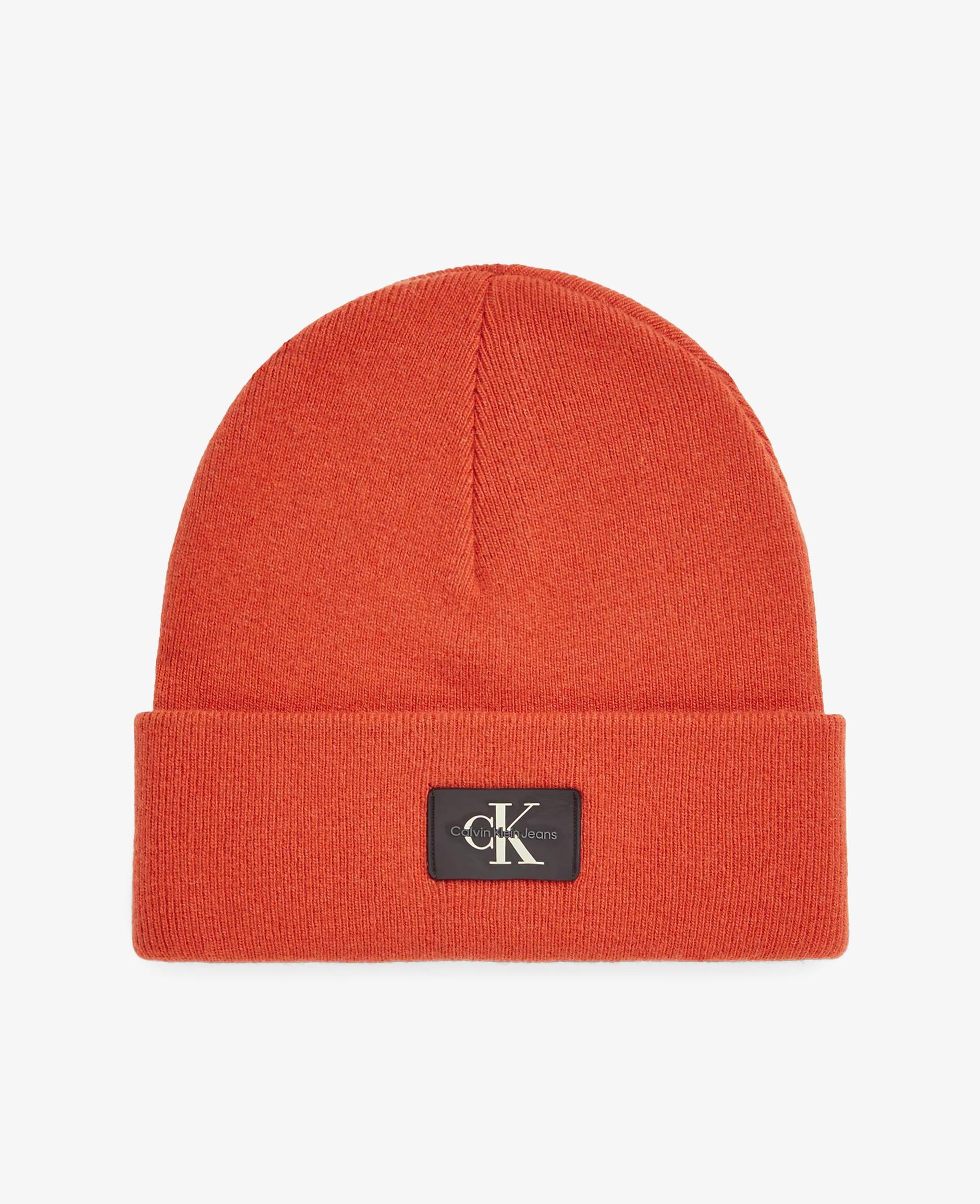 Calvin Klein Jeans Monologo Patch Non-Rib Erkek Turuncu Bere