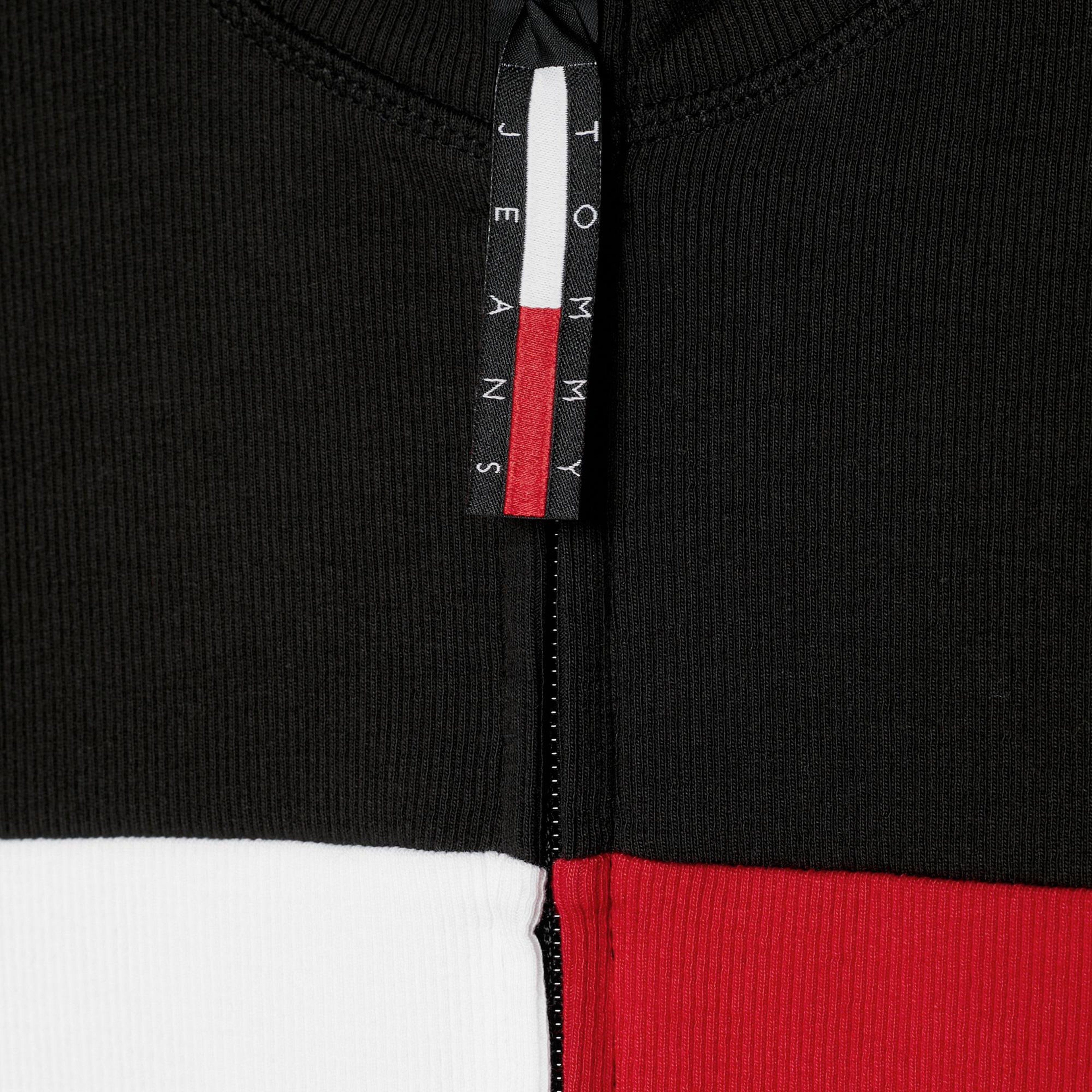 Tommy Jeans Remastered Rib Unitard Kadın Siyah Tulum