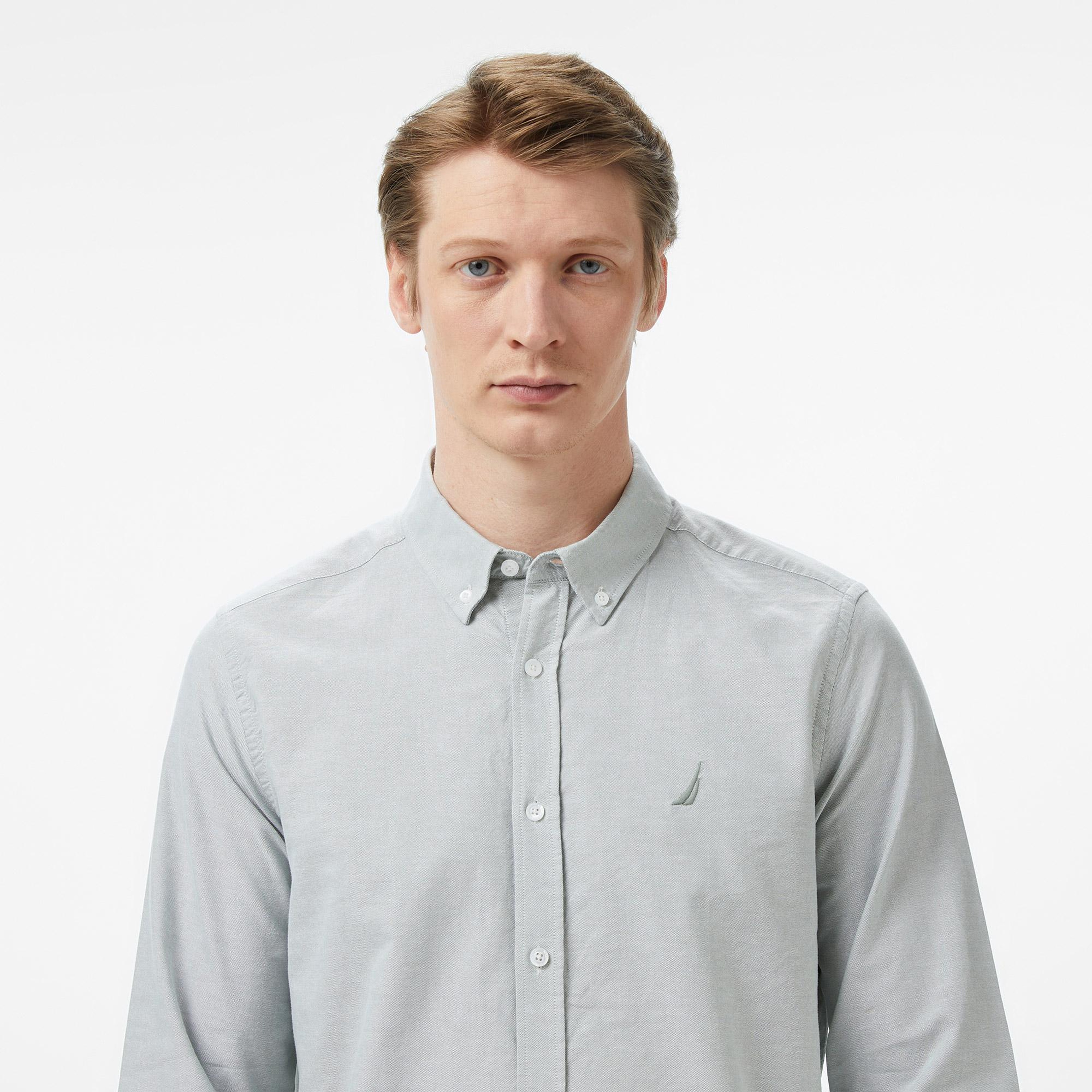 Nautica Erkek Yeşil Regular Fit Gömlek