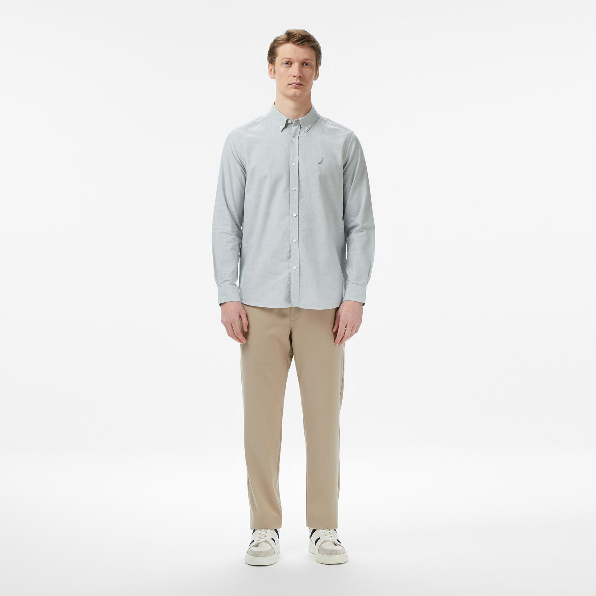 Nautica Erkek Yeşil Regular Fit Gömlek