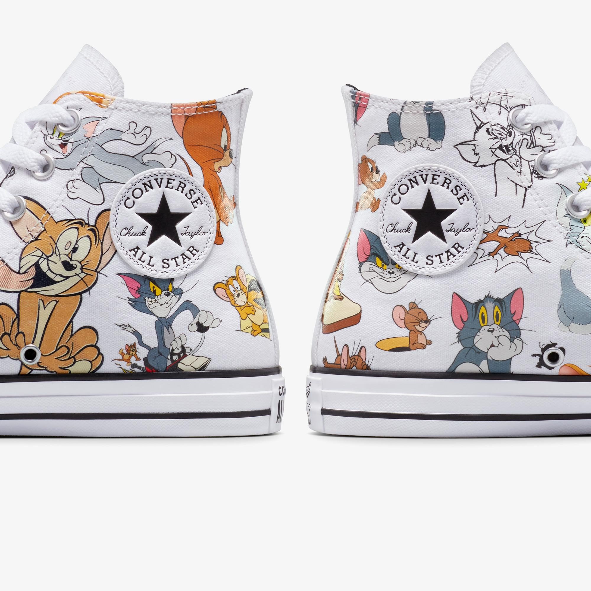 Converse x Tom & Jerry Chuck Taylor All Star Unisex Beyaz Sneaker