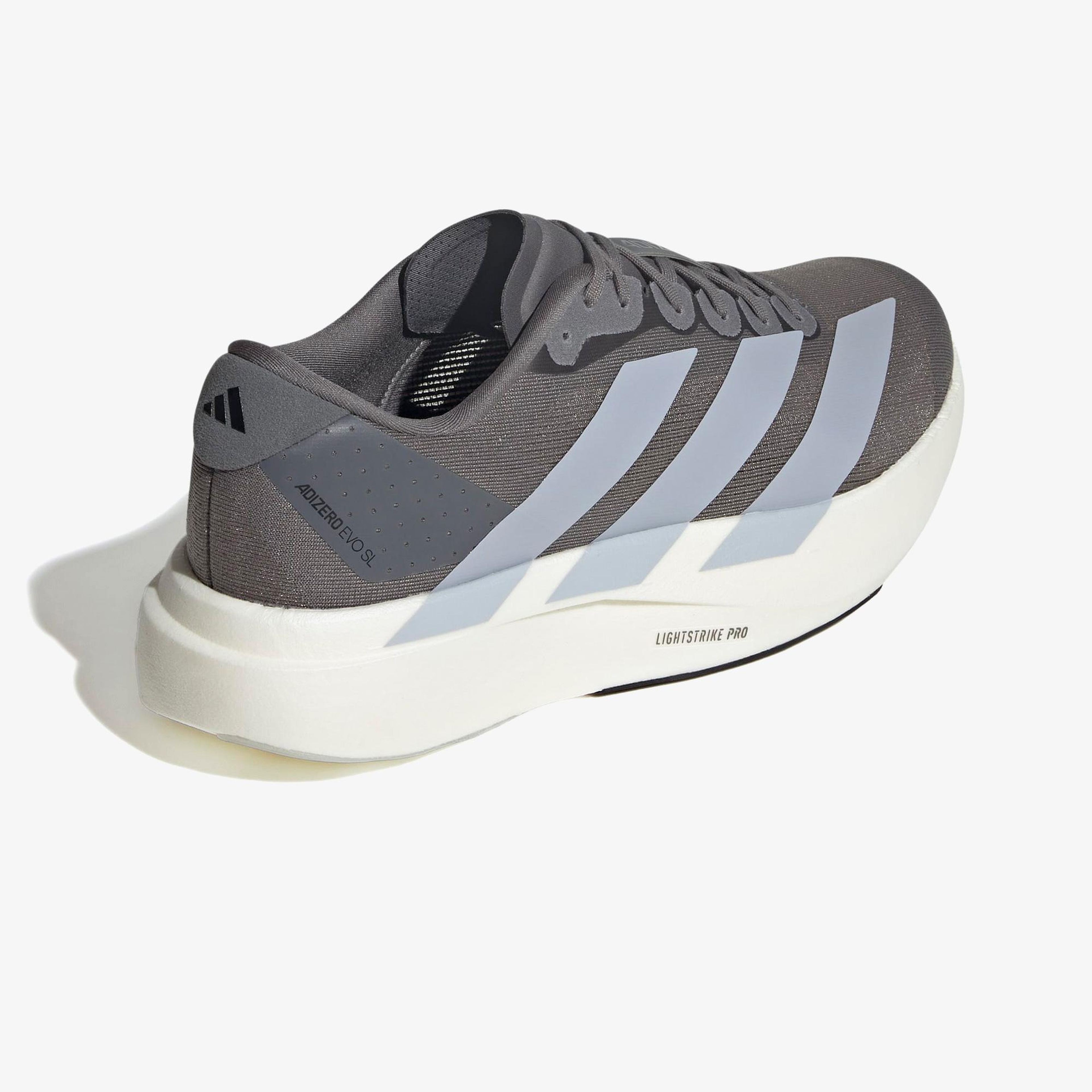 adidas Adizero Evo SL Erkek Gri Koşu Ayakkabısı