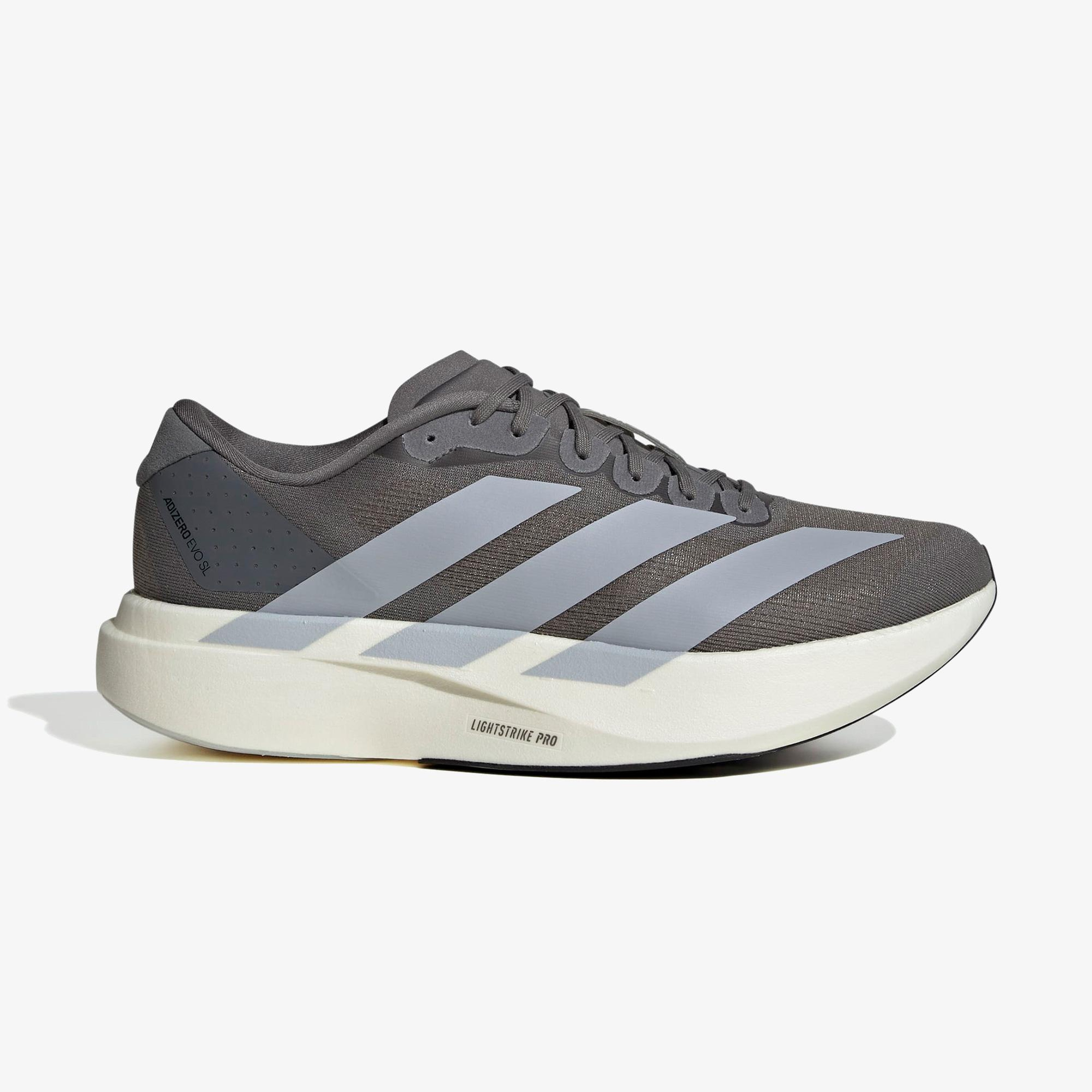 adidas Adizero Evo SL Erkek Gri Koşu Ayakkabısı