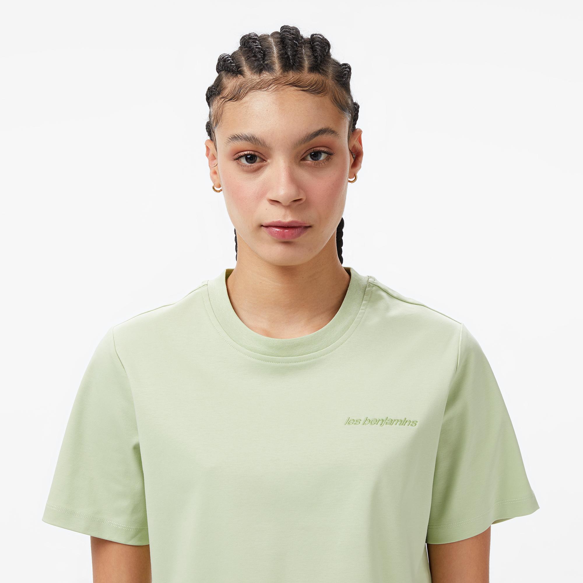 Les Benjamins Essentials 307 Kadın Yeşil T-Shirt