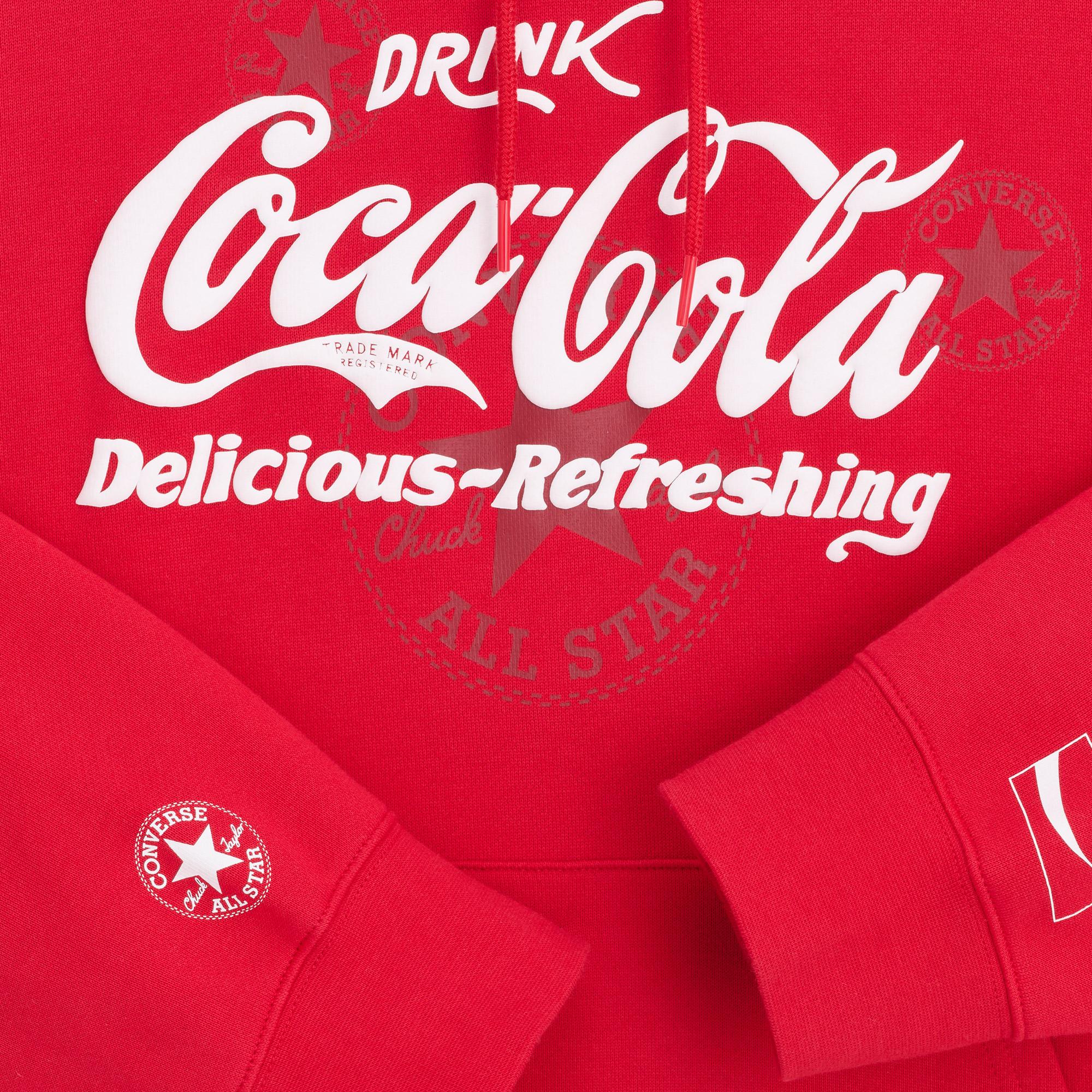 Converse x Coca-Cola Erkek Kırmızı Hoodie