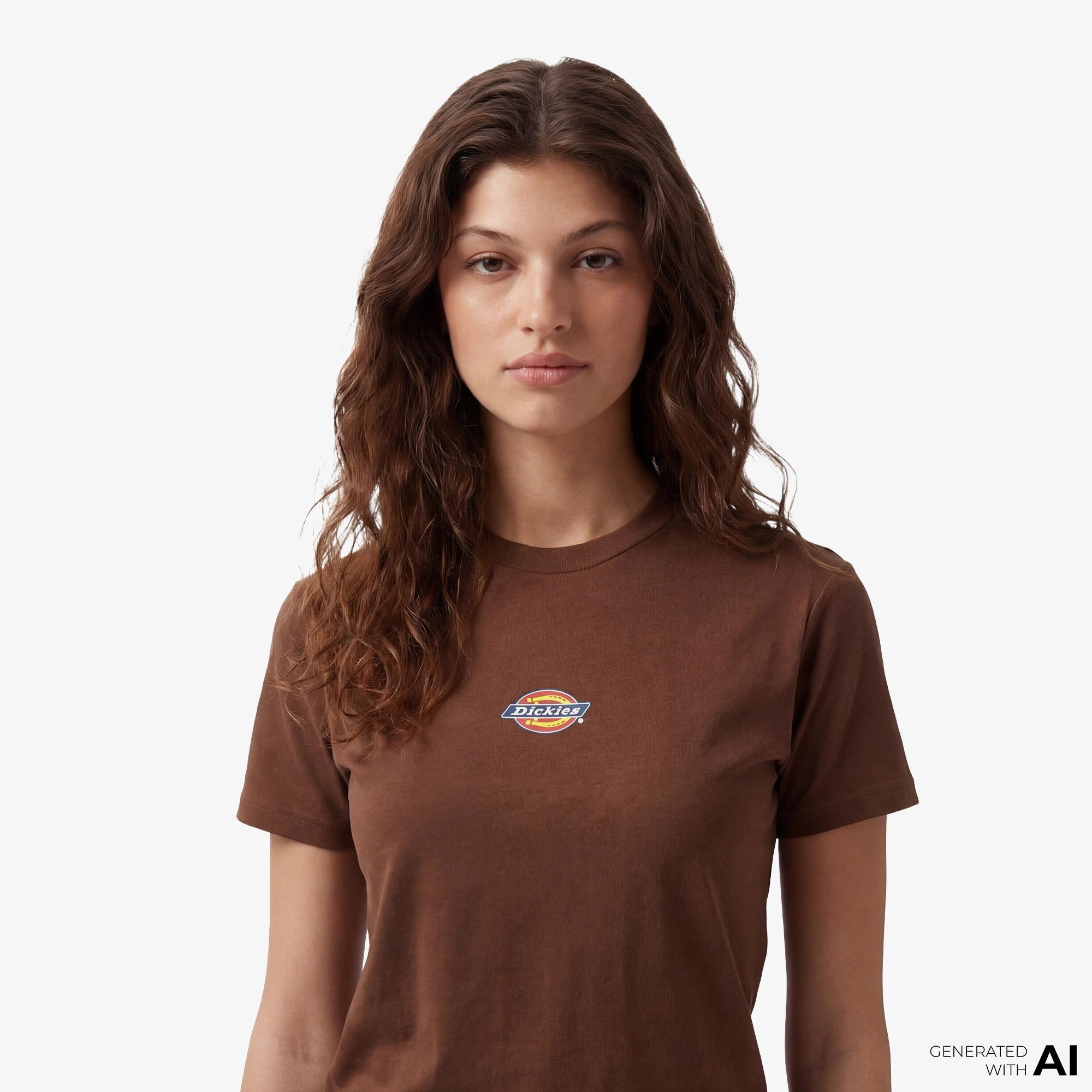 Dickies Maple Valley Reg Kadın Kahverengi T-Shirt