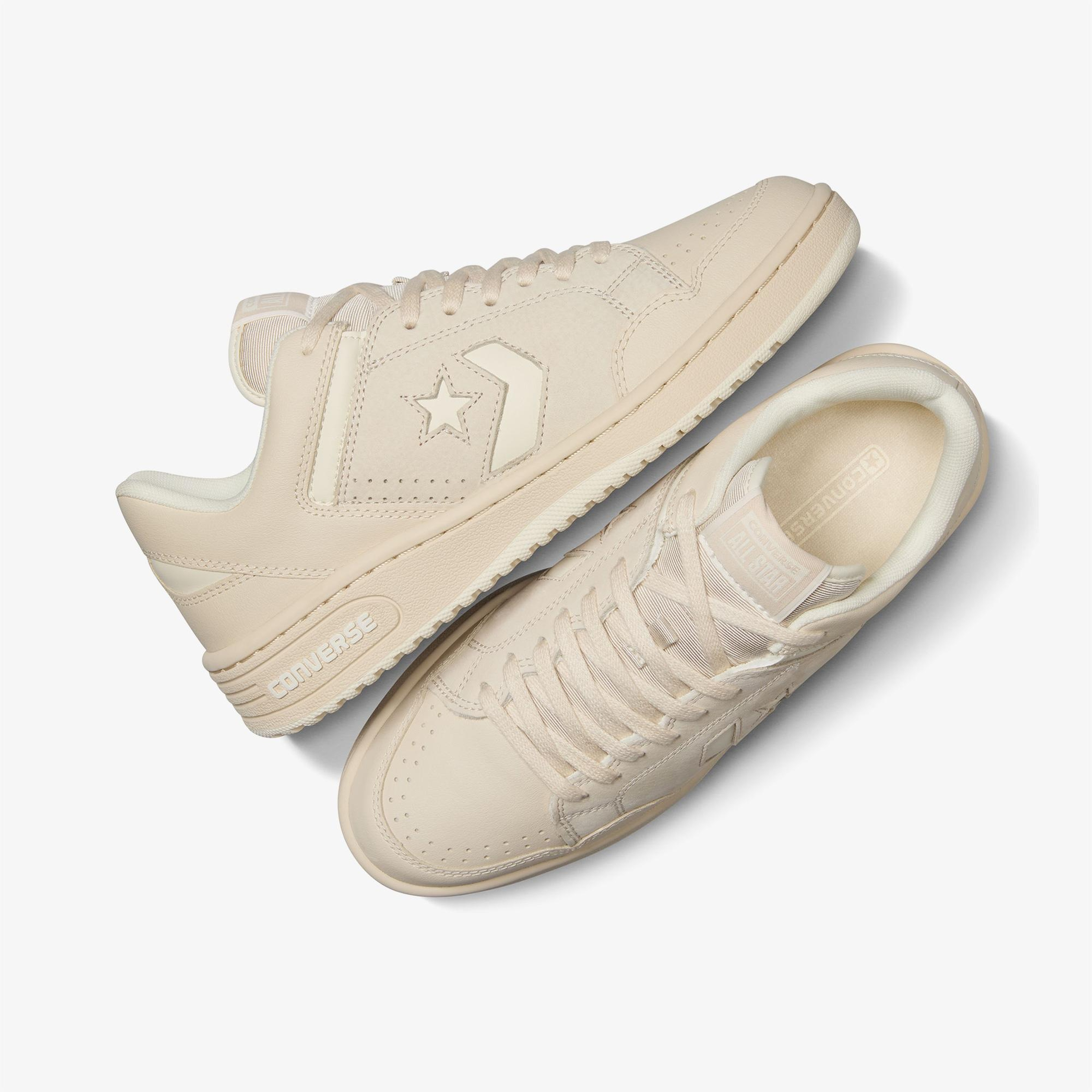 Converse Weapon Unisex Krem Deri Sneaker