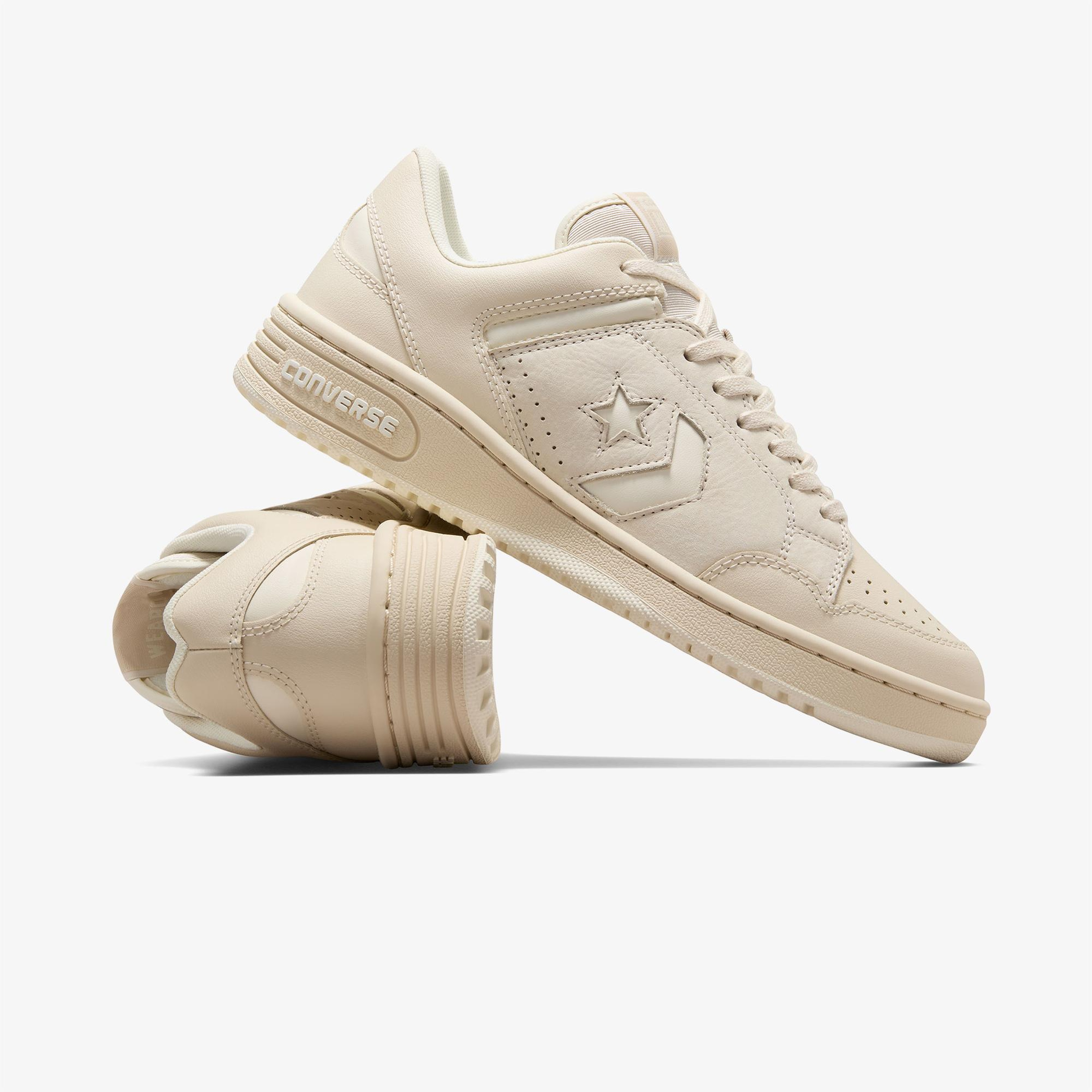 Converse Weapon Unisex Krem Deri Sneaker