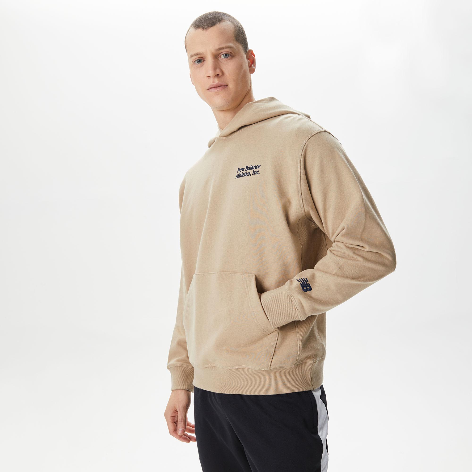 New Balance Athletics Models Never Age Relaxed Erkek Lacivert Sweatshirt