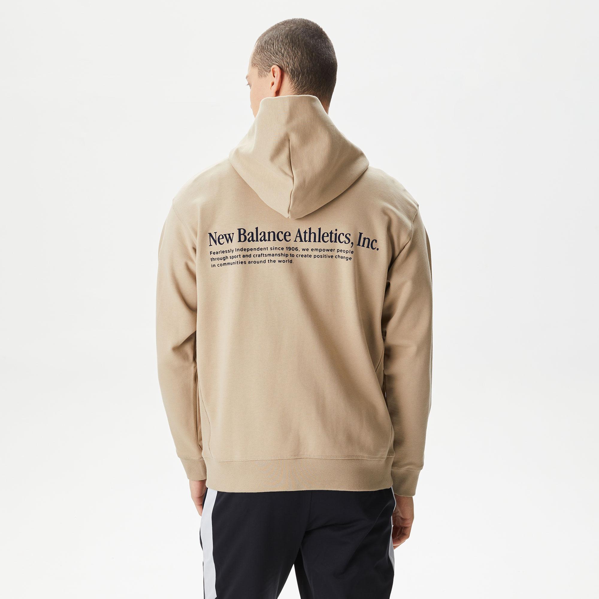 New Balance Athletics Models Never Age Relaxed Erkek Lacivert Sweatshirt