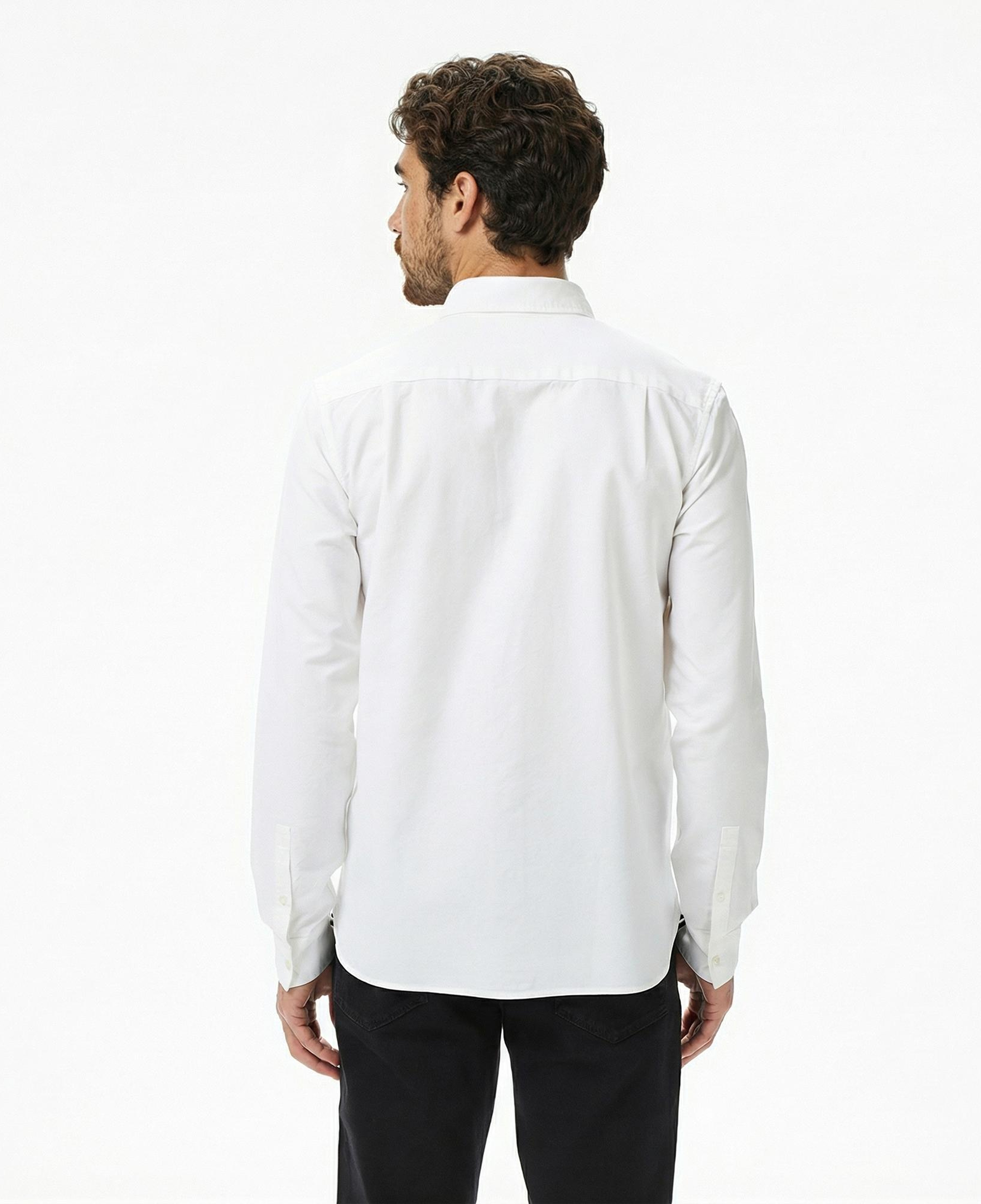 Fred Perry Oxford Erkek Beyaz Gömlek