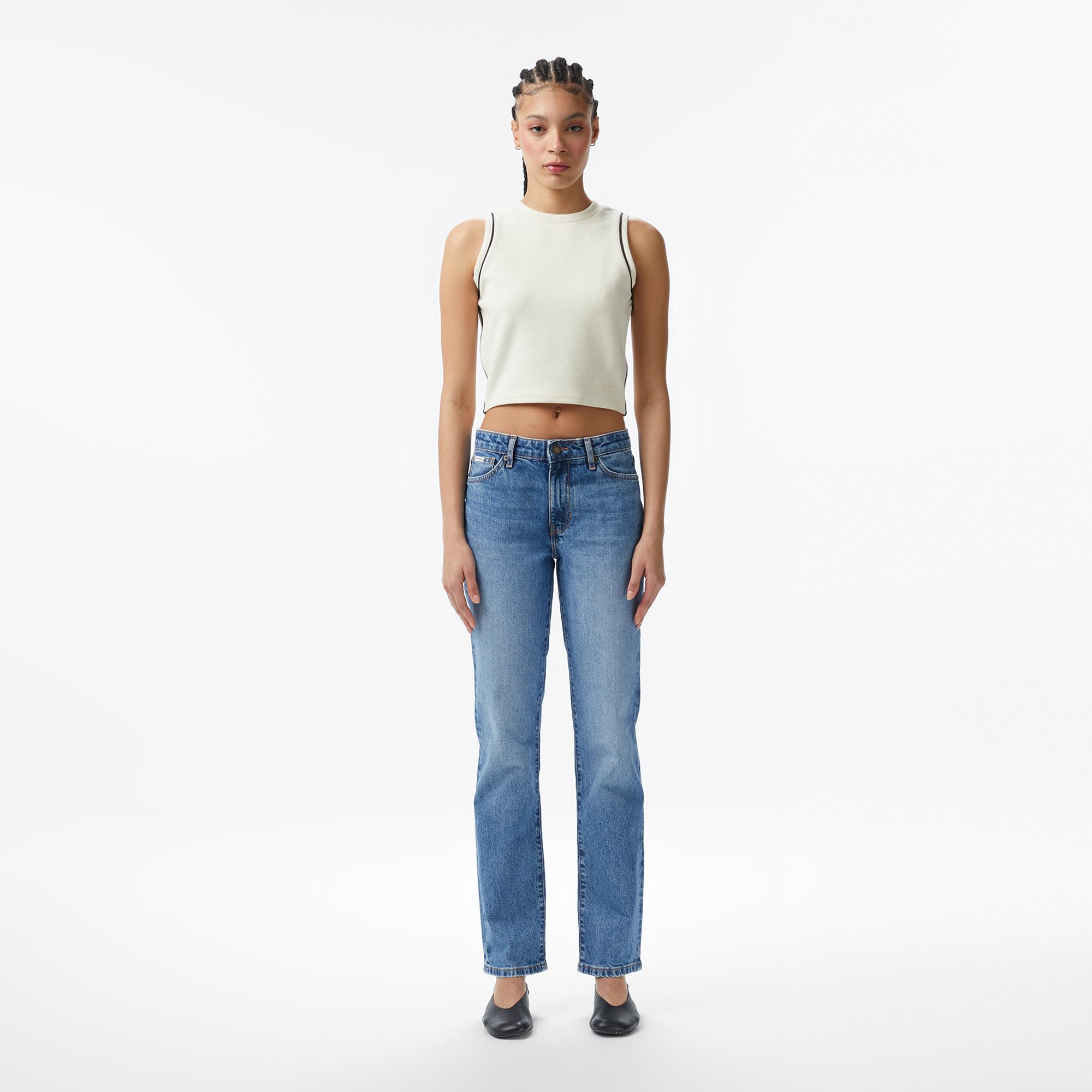 Guess Jeans Regular Fit Kadın Renkli Jean