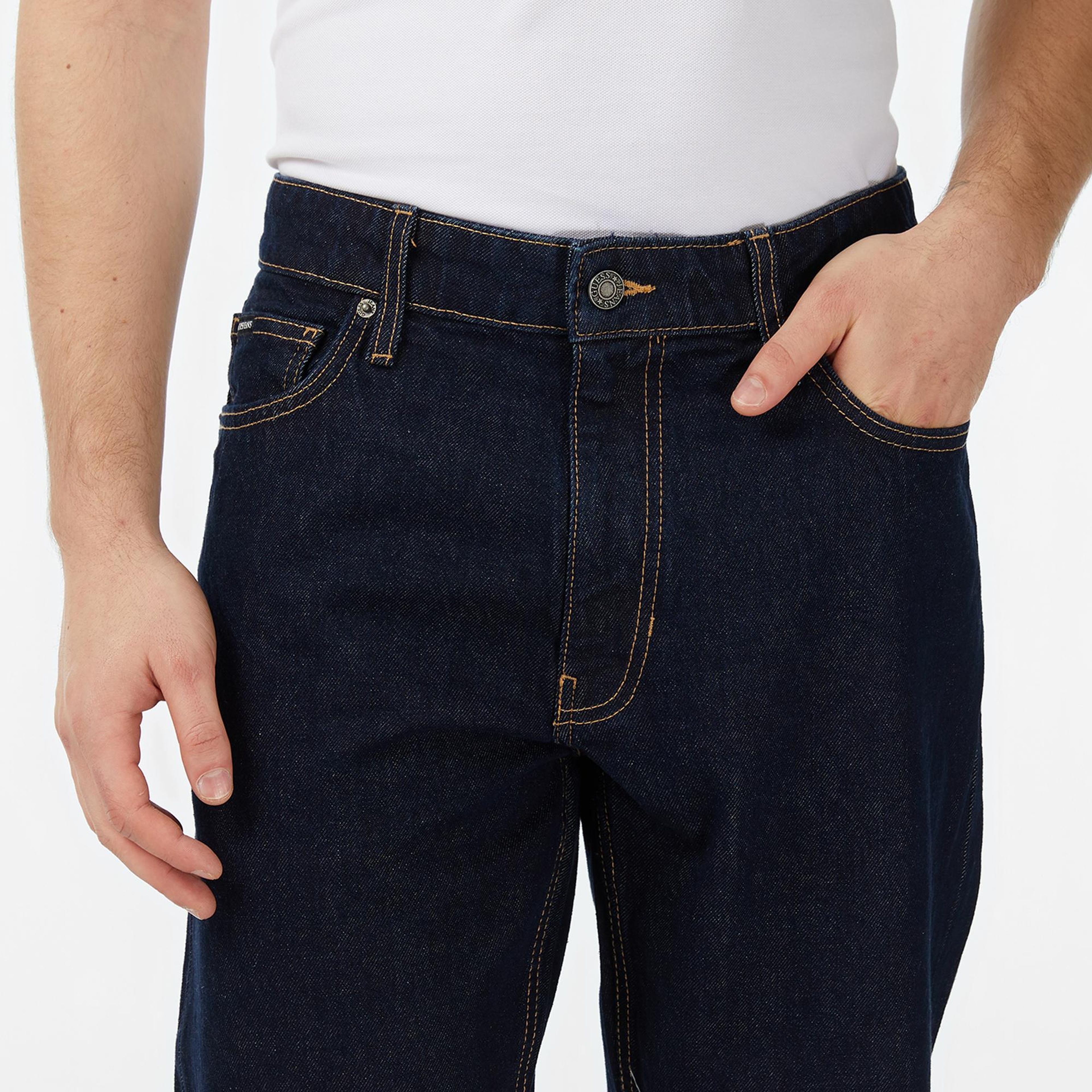 Guess Jeans Regular Fit Erkek Lacivert Jean