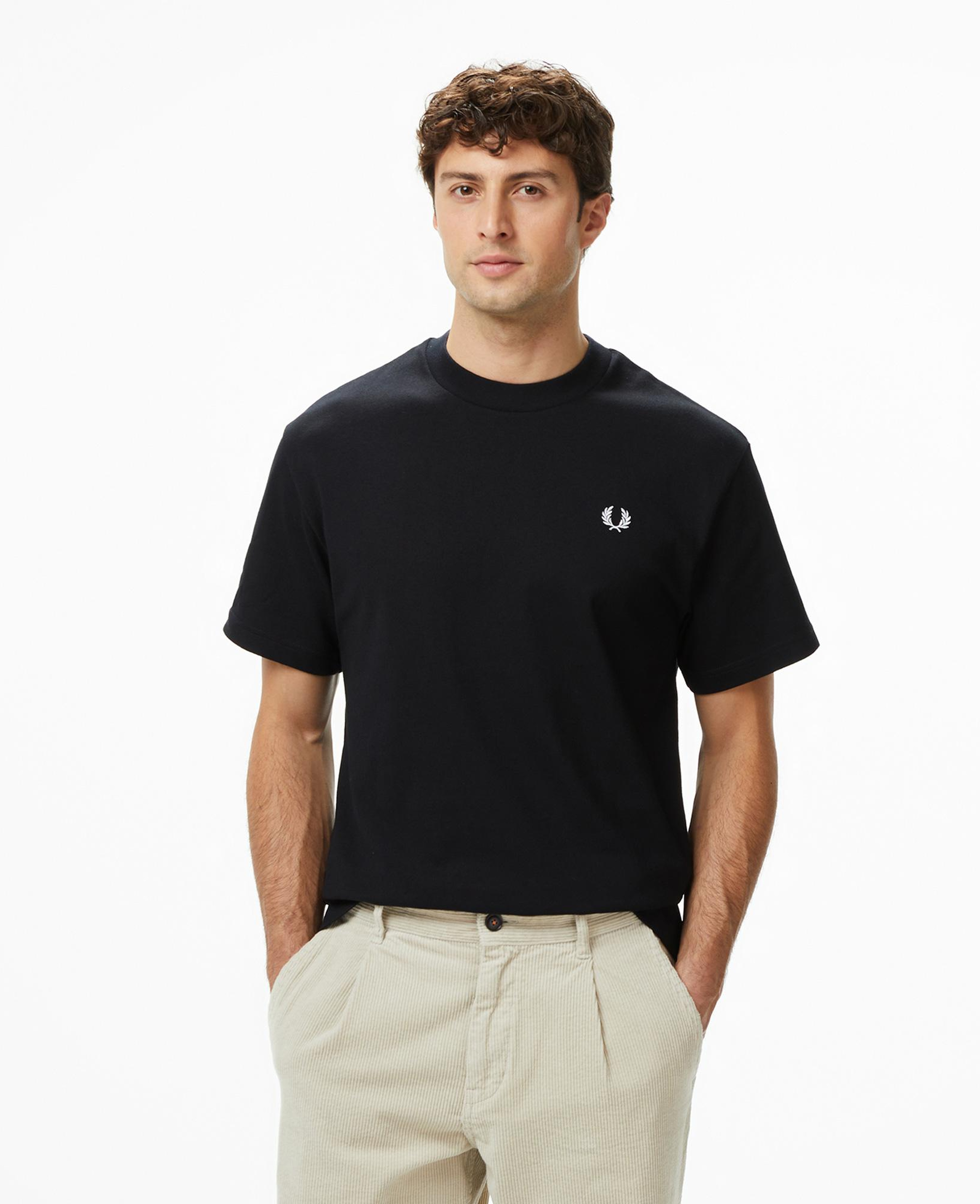 Fred Perry Relaxed Erkek Siyah T-Shirt