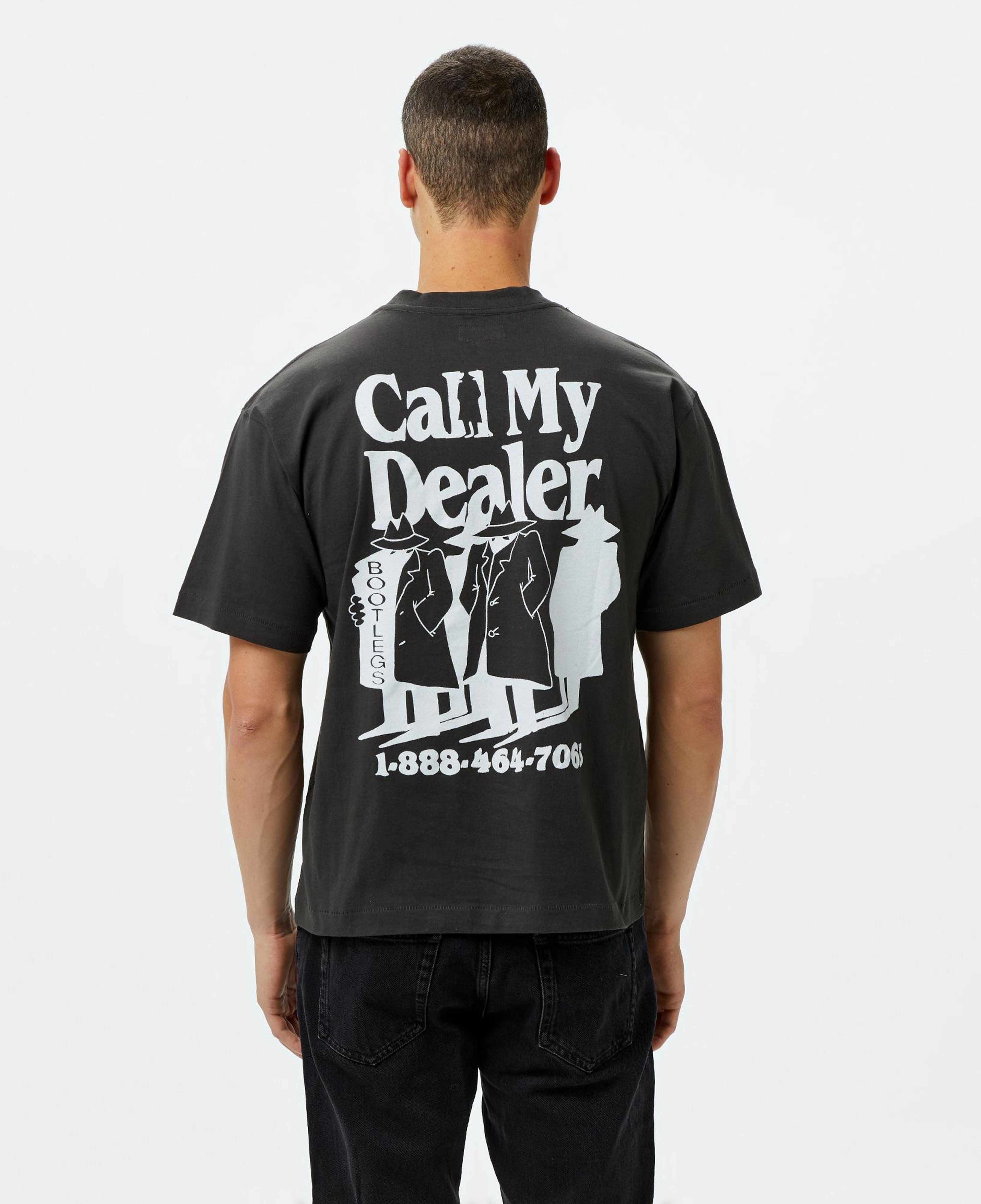 Market Call My Dealer Erkek Siyah T-Shirt