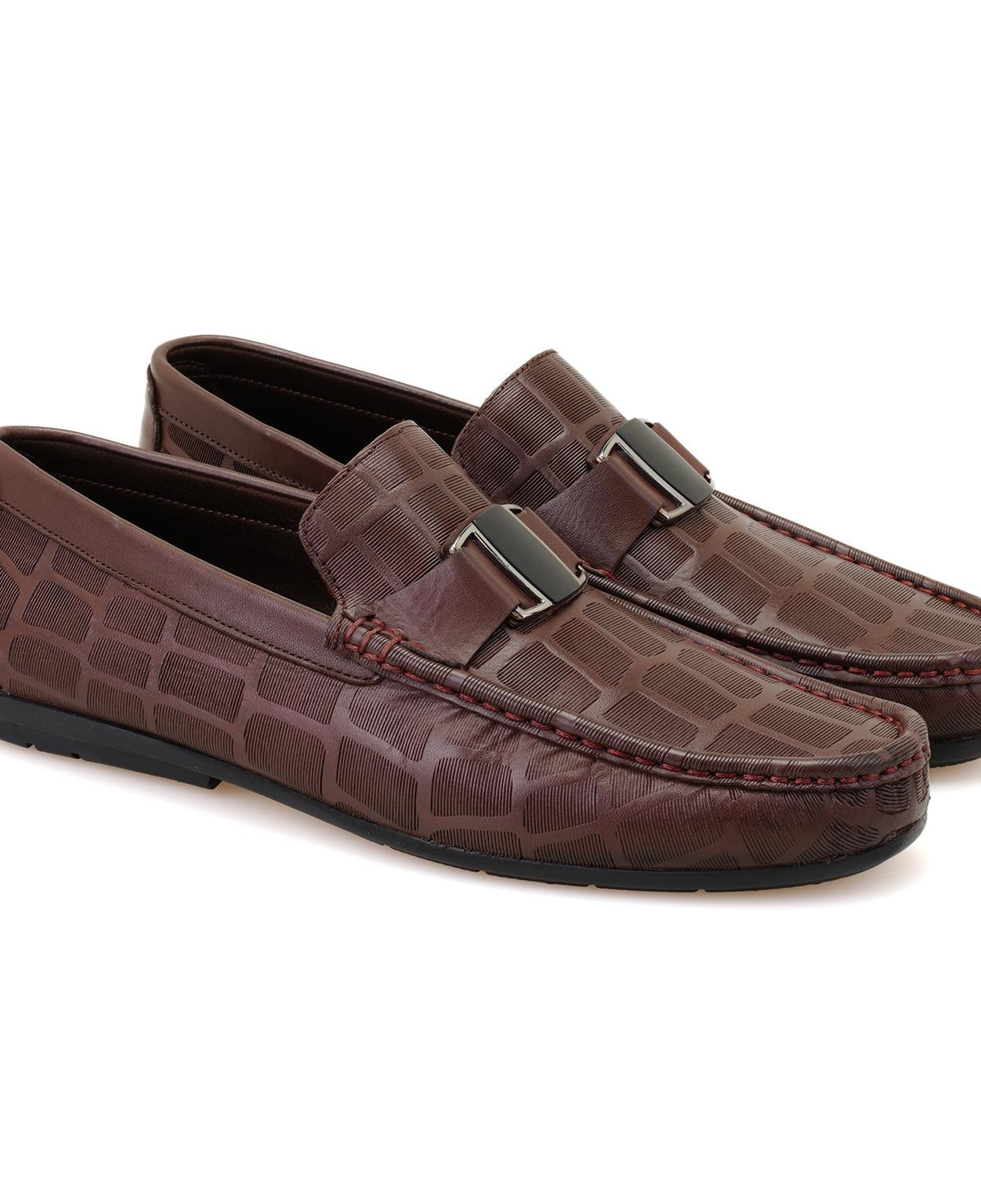 Chevi Kahve Erkek Deri Loafer