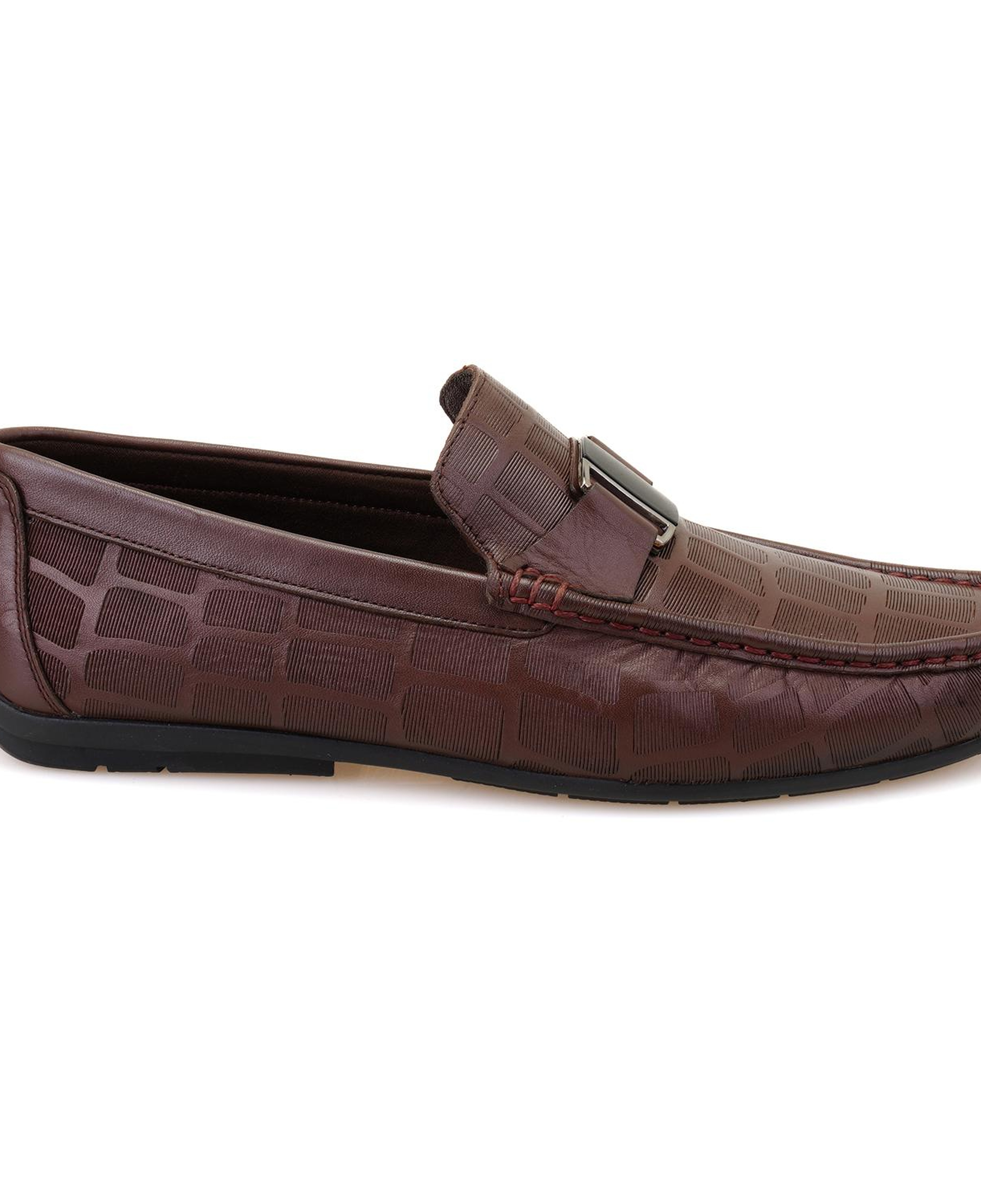 Chevi Kahve Erkek Deri Loafer