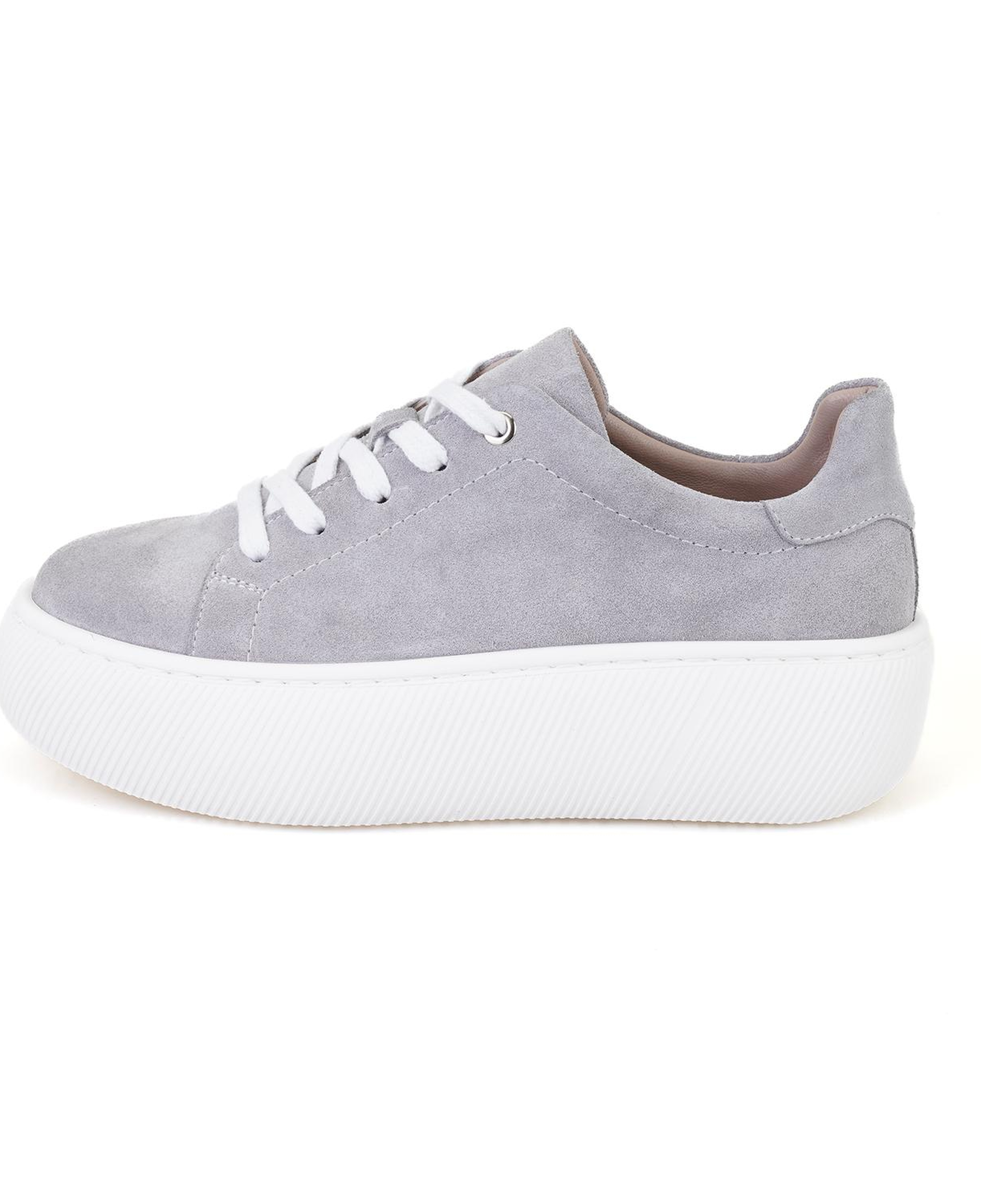 Kadın Gri Deri Günlük Ayakkabı