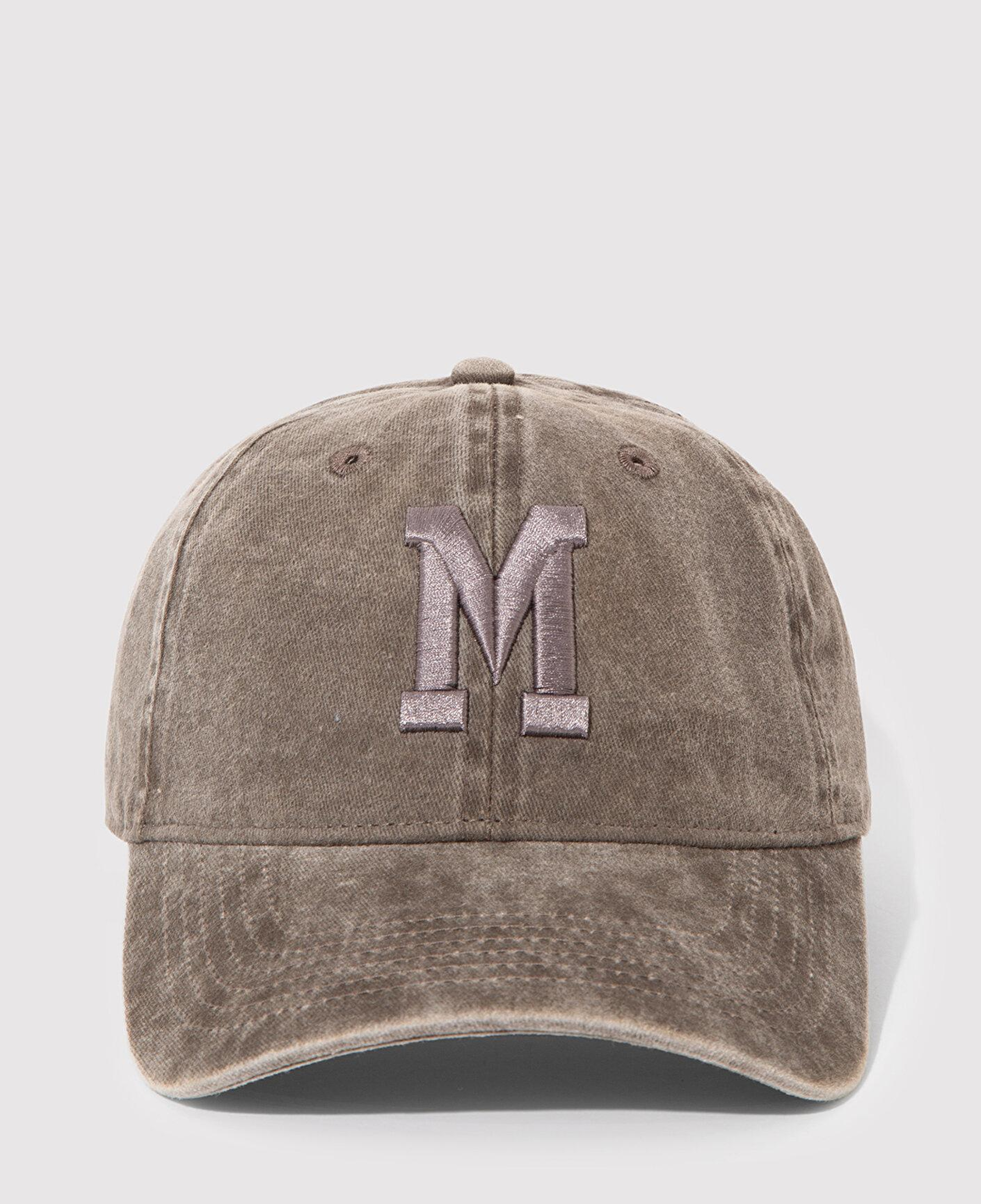Mavi M Nakışlı Kahverengi Şapka 0911156-70246