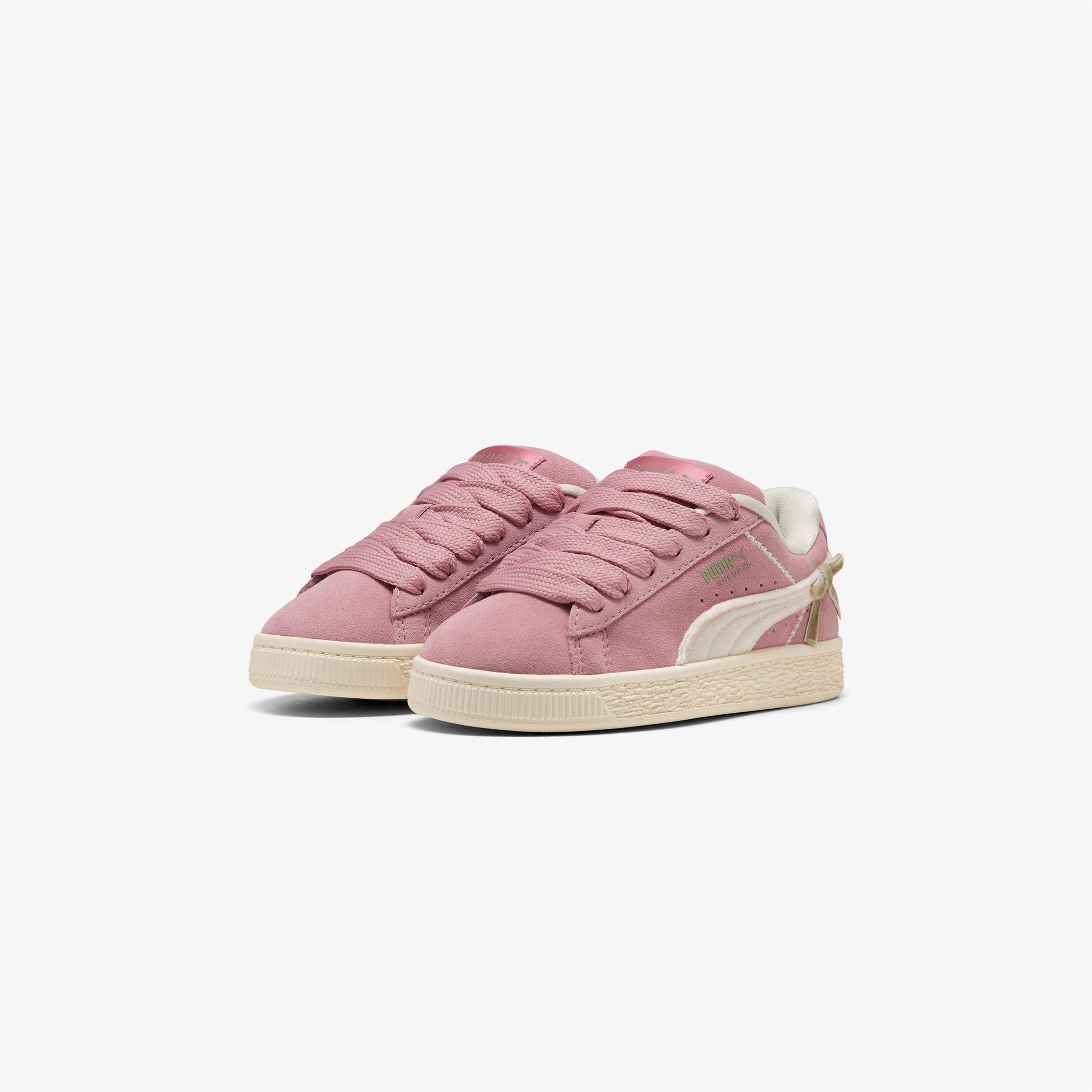 Puma Suede XL Bowtique Çocuk Pembe Spor Ayakkabı