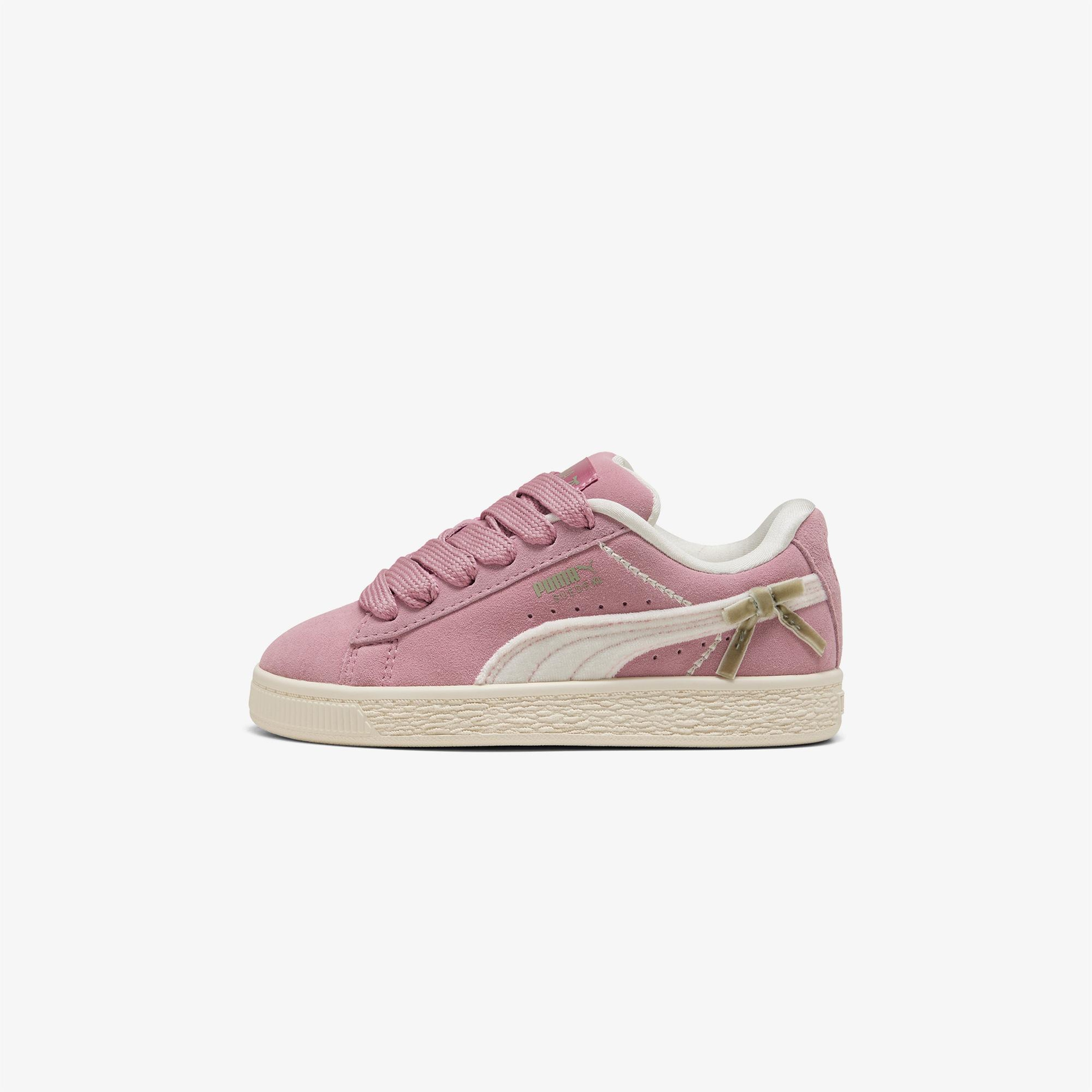 Puma Suede XL Bowtique Çocuk Pembe Spor Ayakkabı
