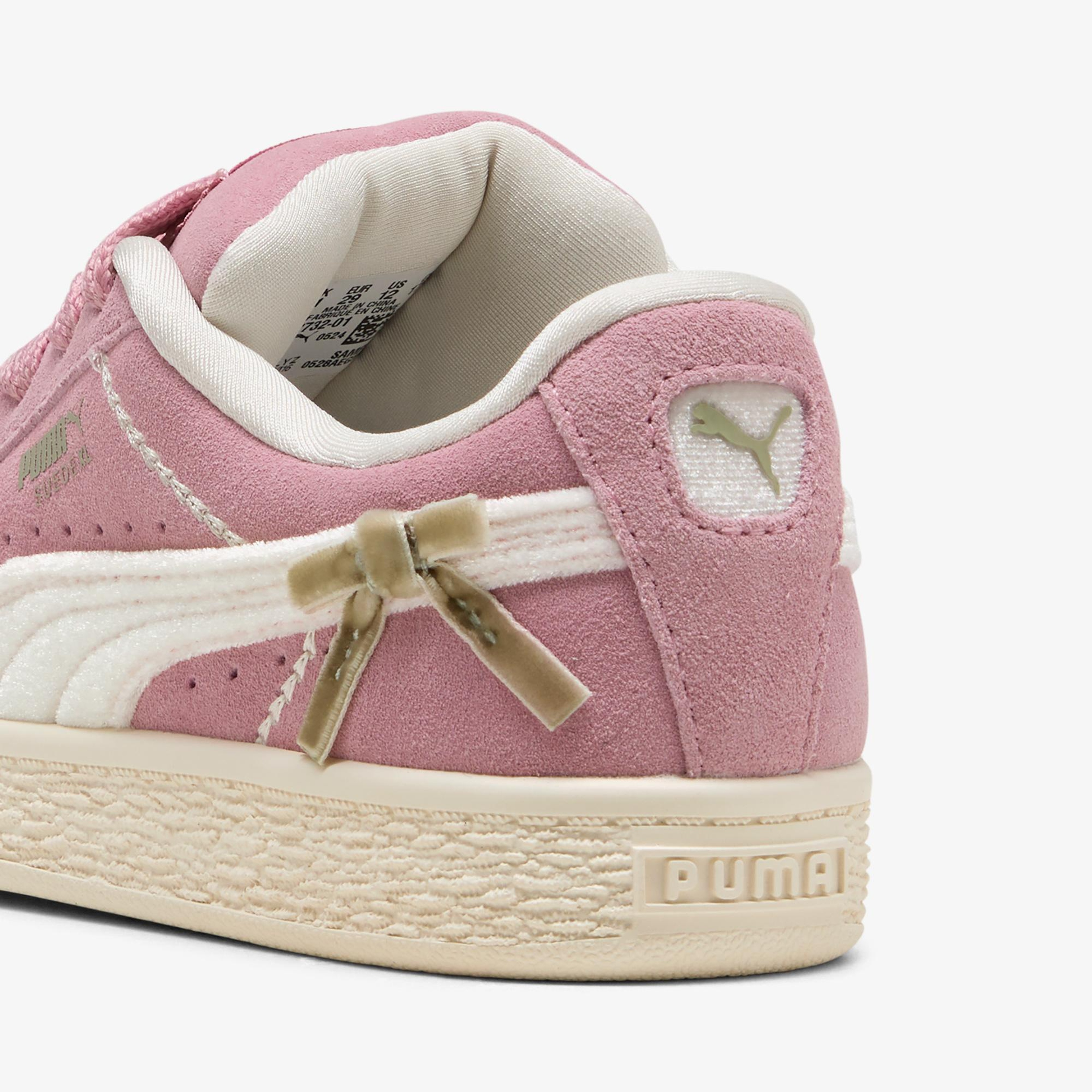 Puma Suede XL Bowtique Çocuk Pembe Spor Ayakkabı