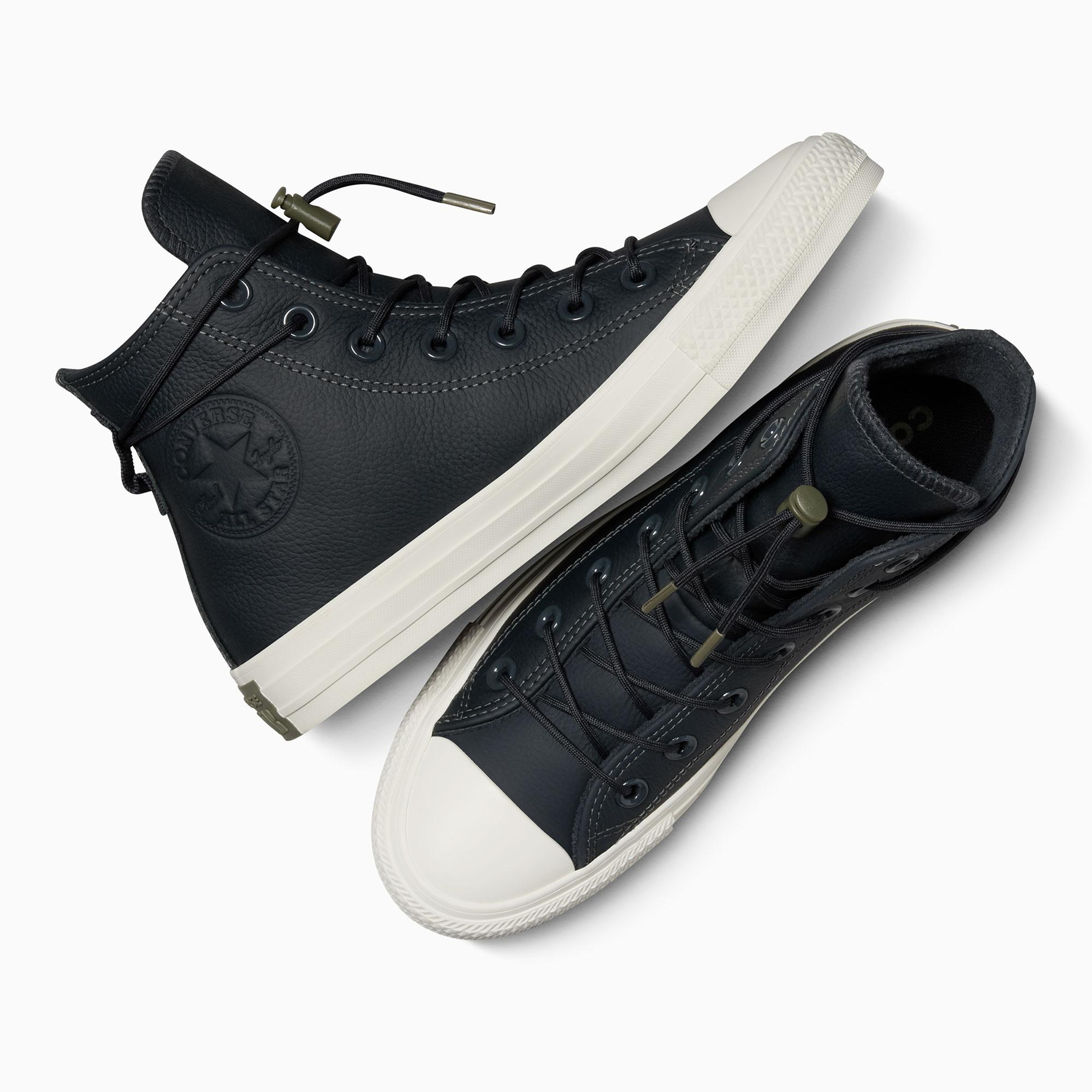 Converse Chuck Taylor All Star Unisex Siyah Deri Bot
