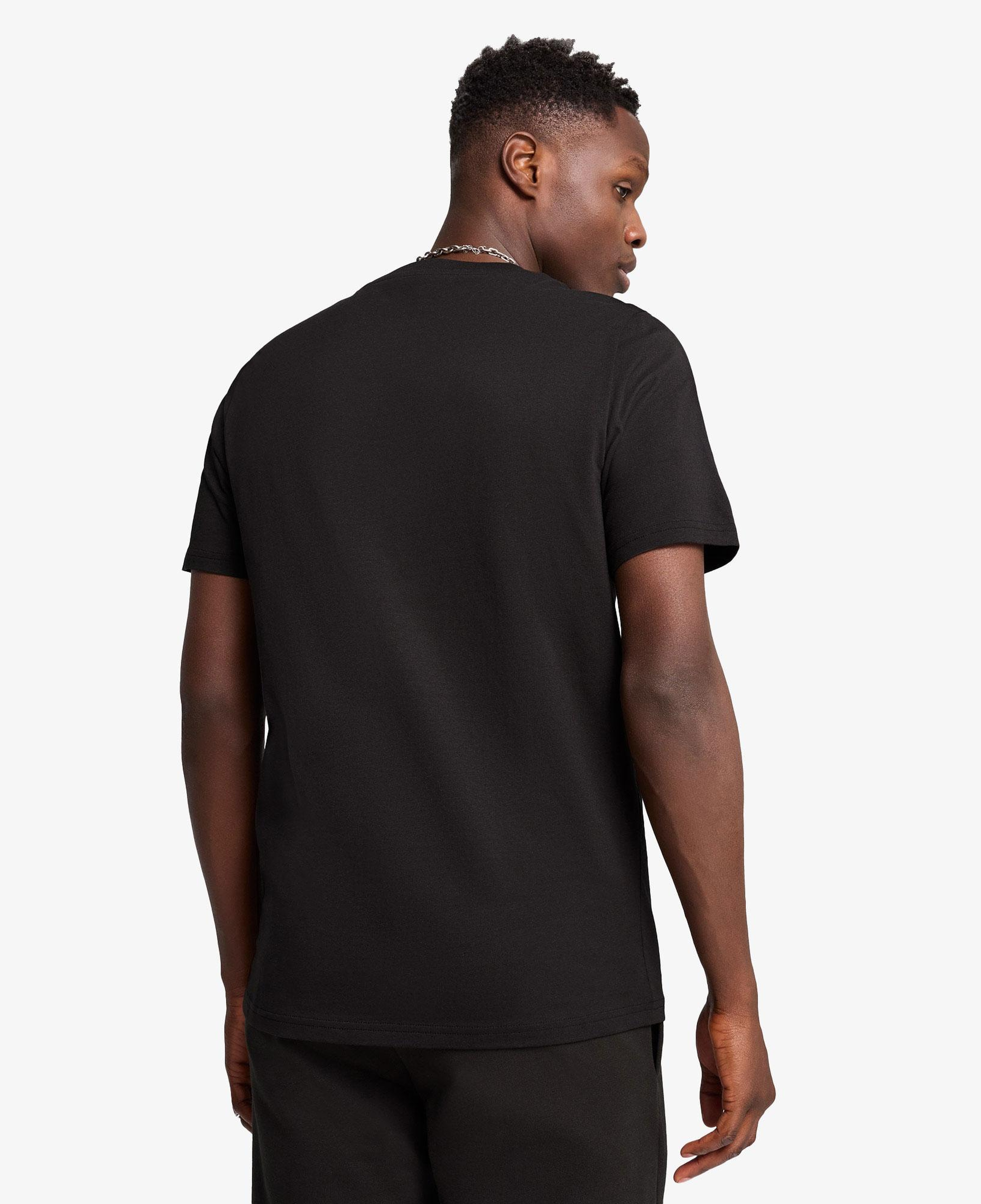 Puma Wardrobe Ess Graphic Erkek Siyah T-Shirt