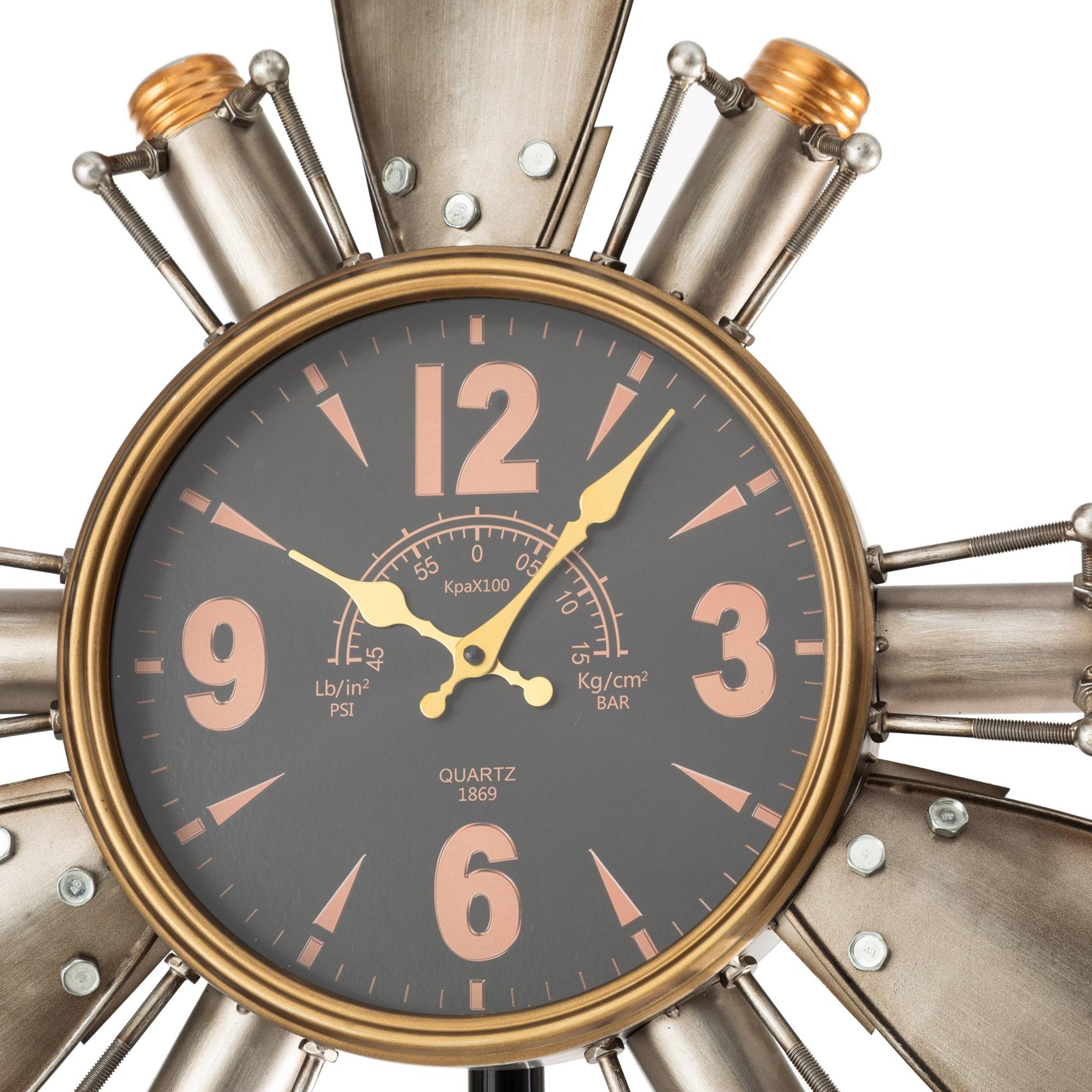 PROPELLER DUVAR SAATİ 121X106X7CM