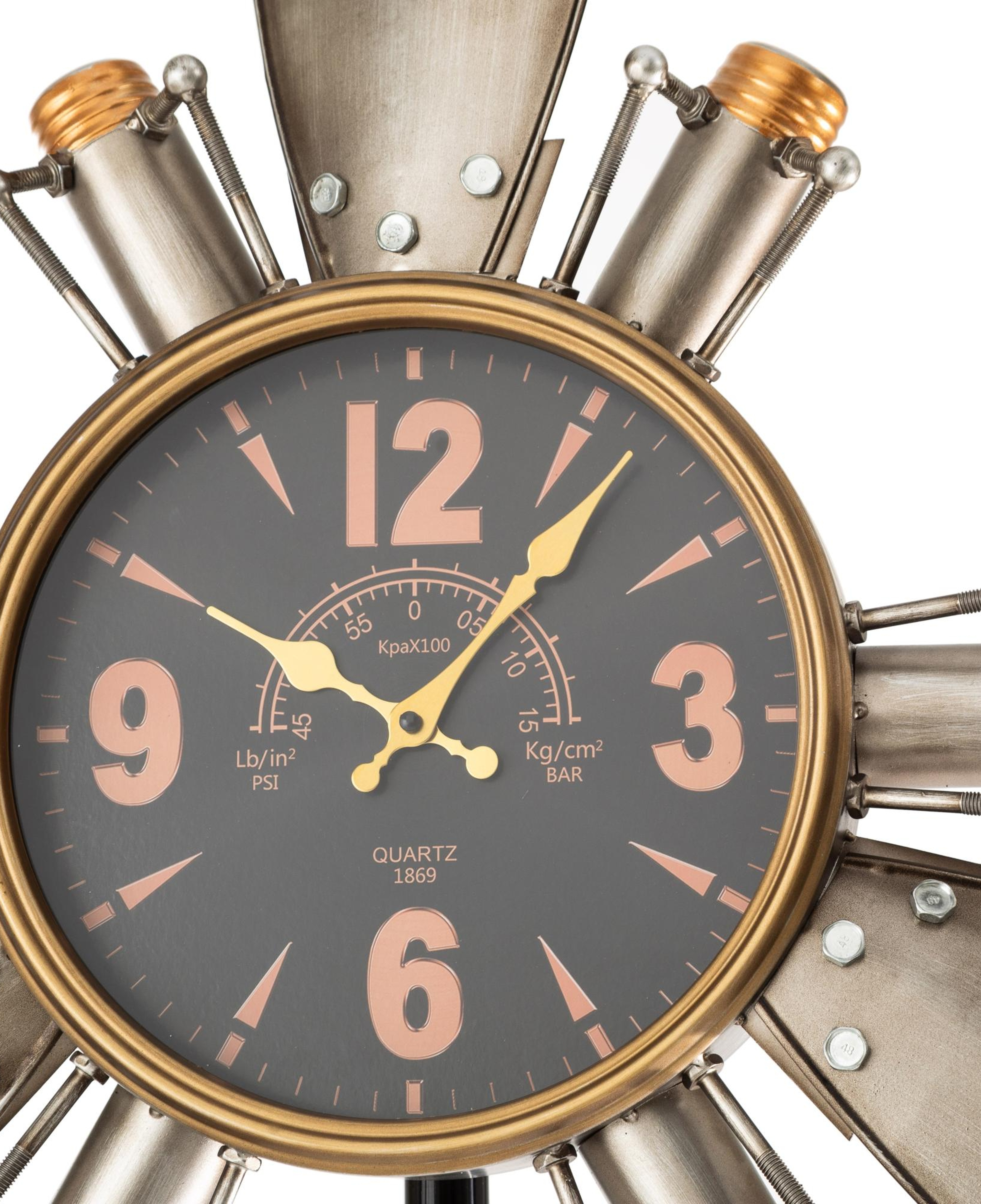 PROPELLER DUVAR SAATİ 121X106X7CM