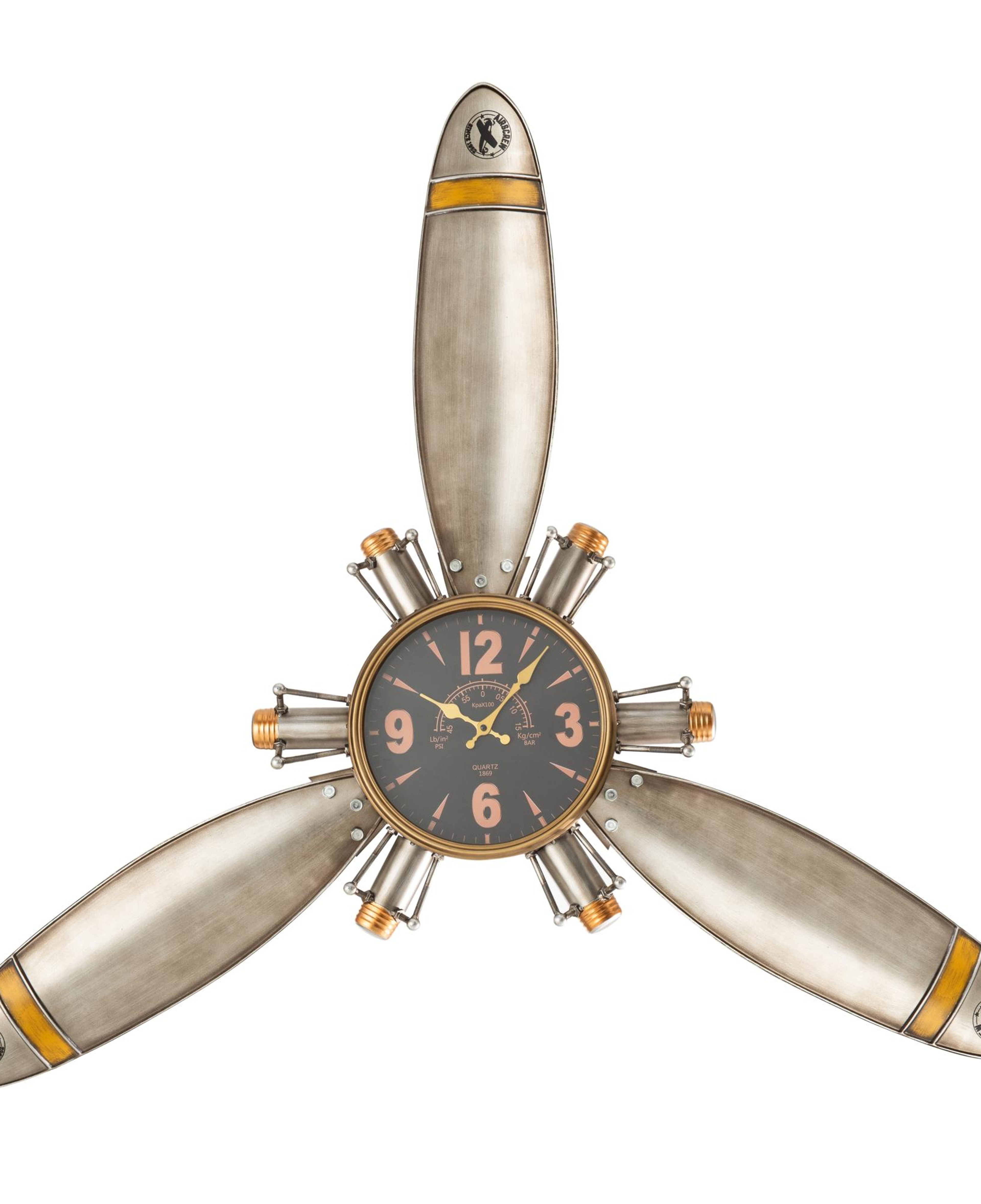 PROPELLER DUVAR SAATİ 121X106X7CM
