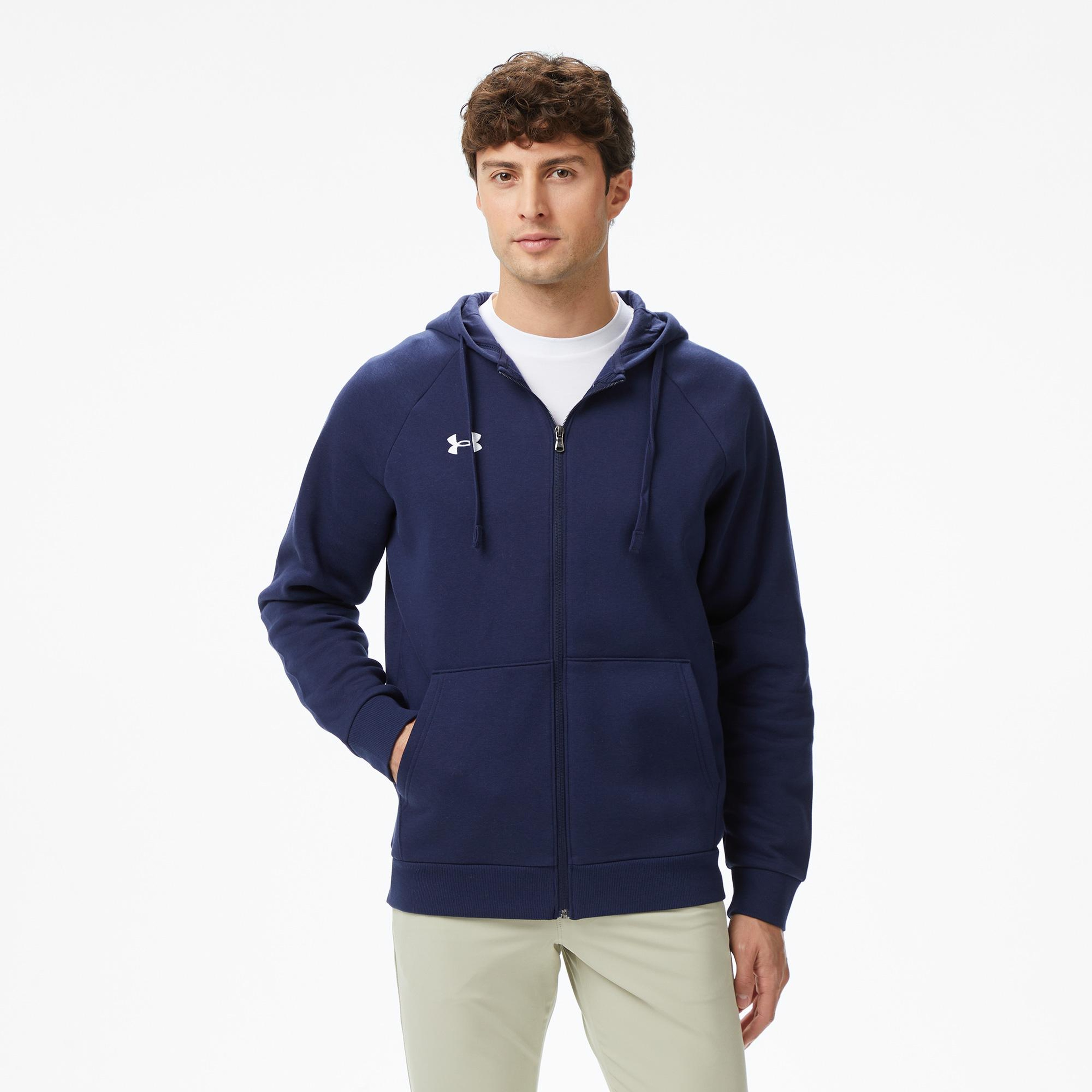 Under Armour Rial Fleece Fz Erkek Lacivert Ceket