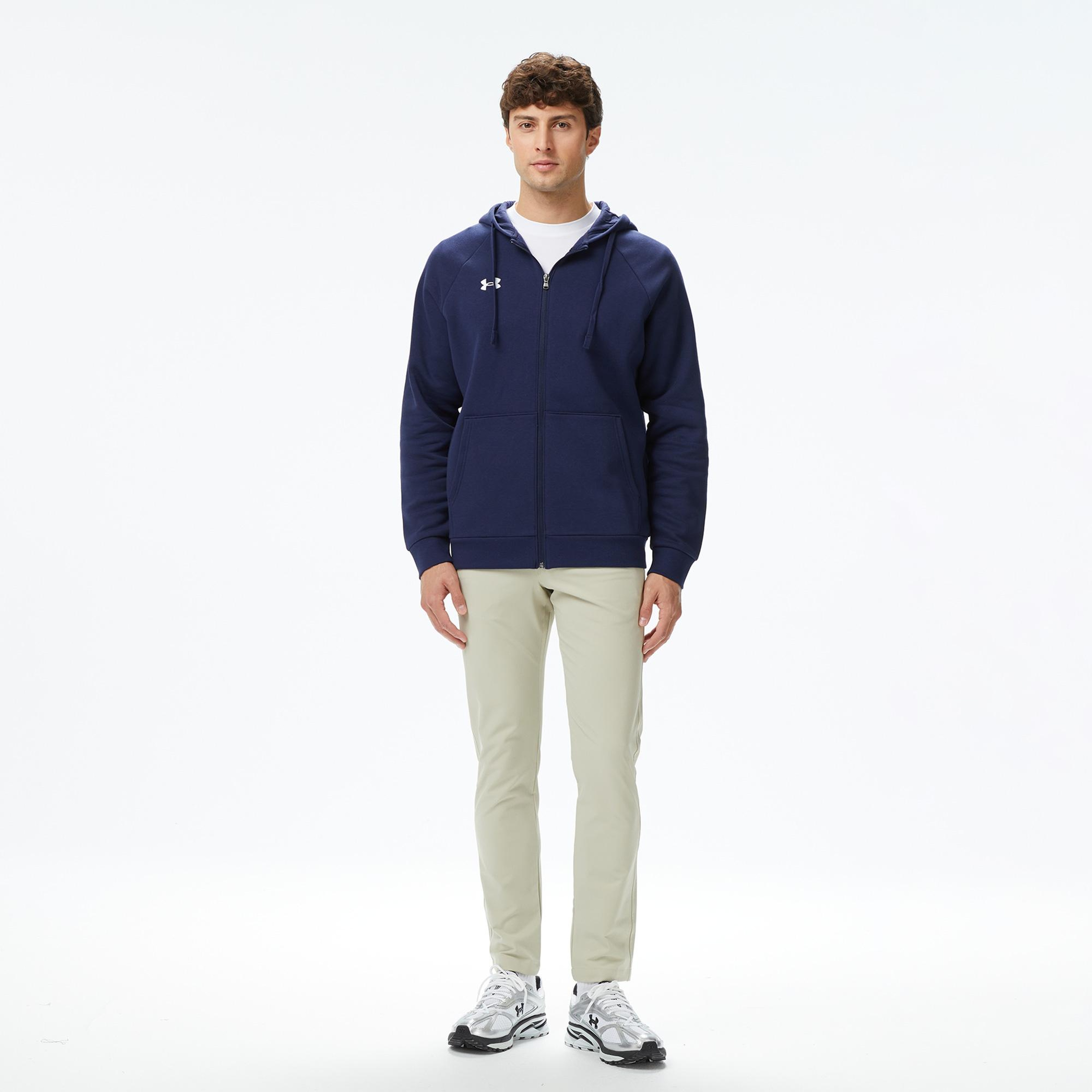 Under Armour Rial Fleece Fz Erkek Lacivert Ceket