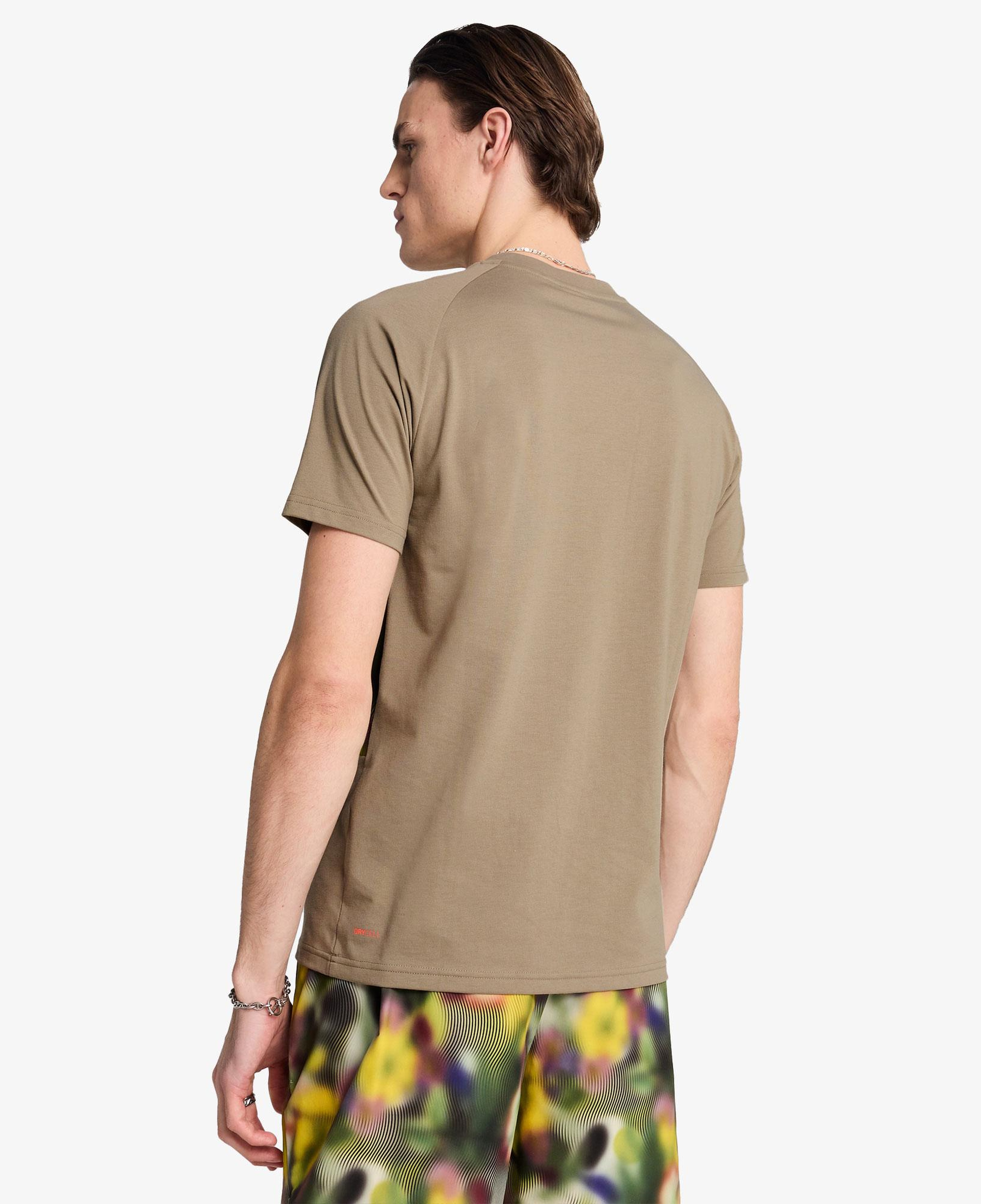 Puma Hoops X Pumatech Graphic Erkek Haki T-Shirt