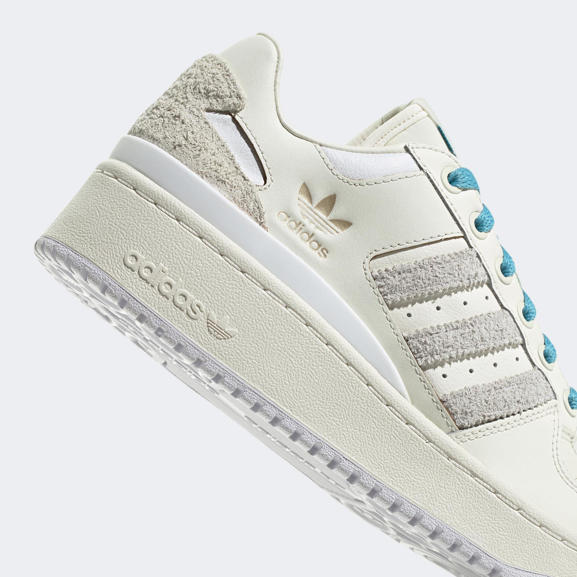 adidas Originals Forum Bold Stripes Kadın Krem Spor Ayakkabı