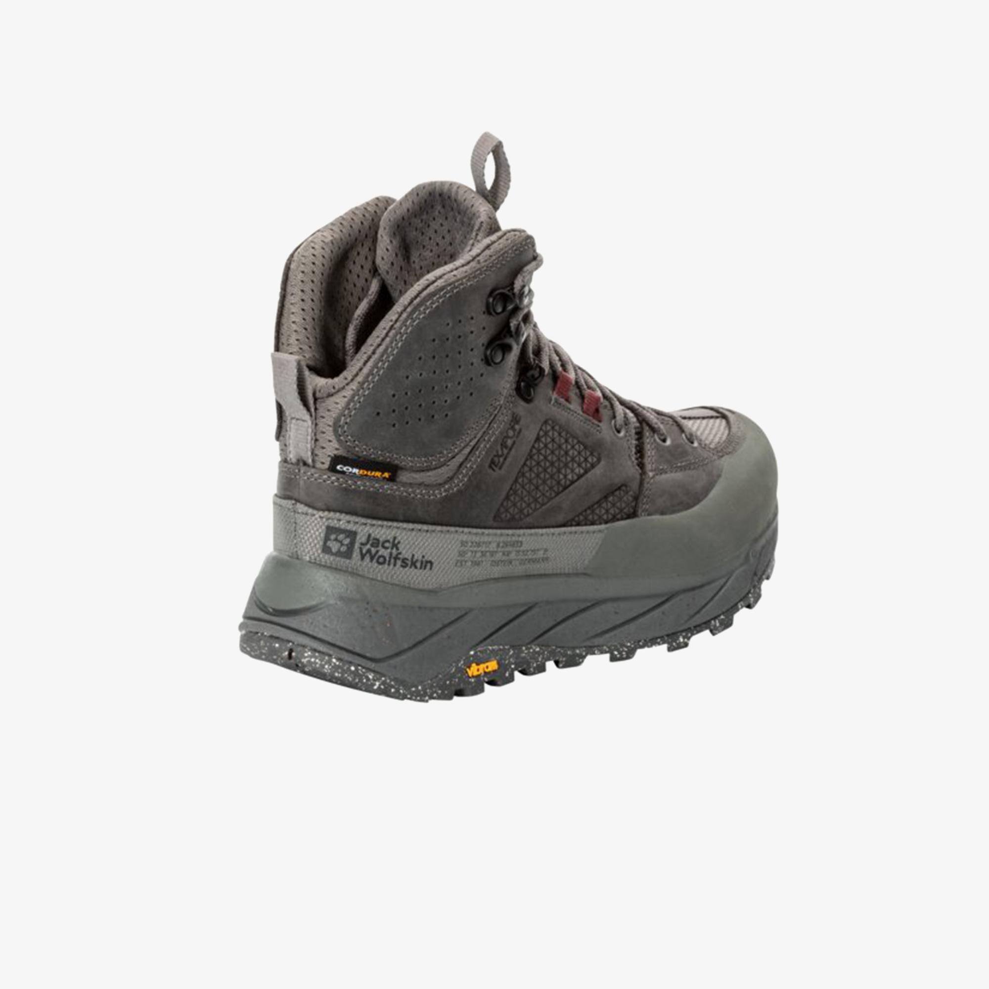 Jack Wolfskin Terraquest Texapore Mid Kadın Gri Bot