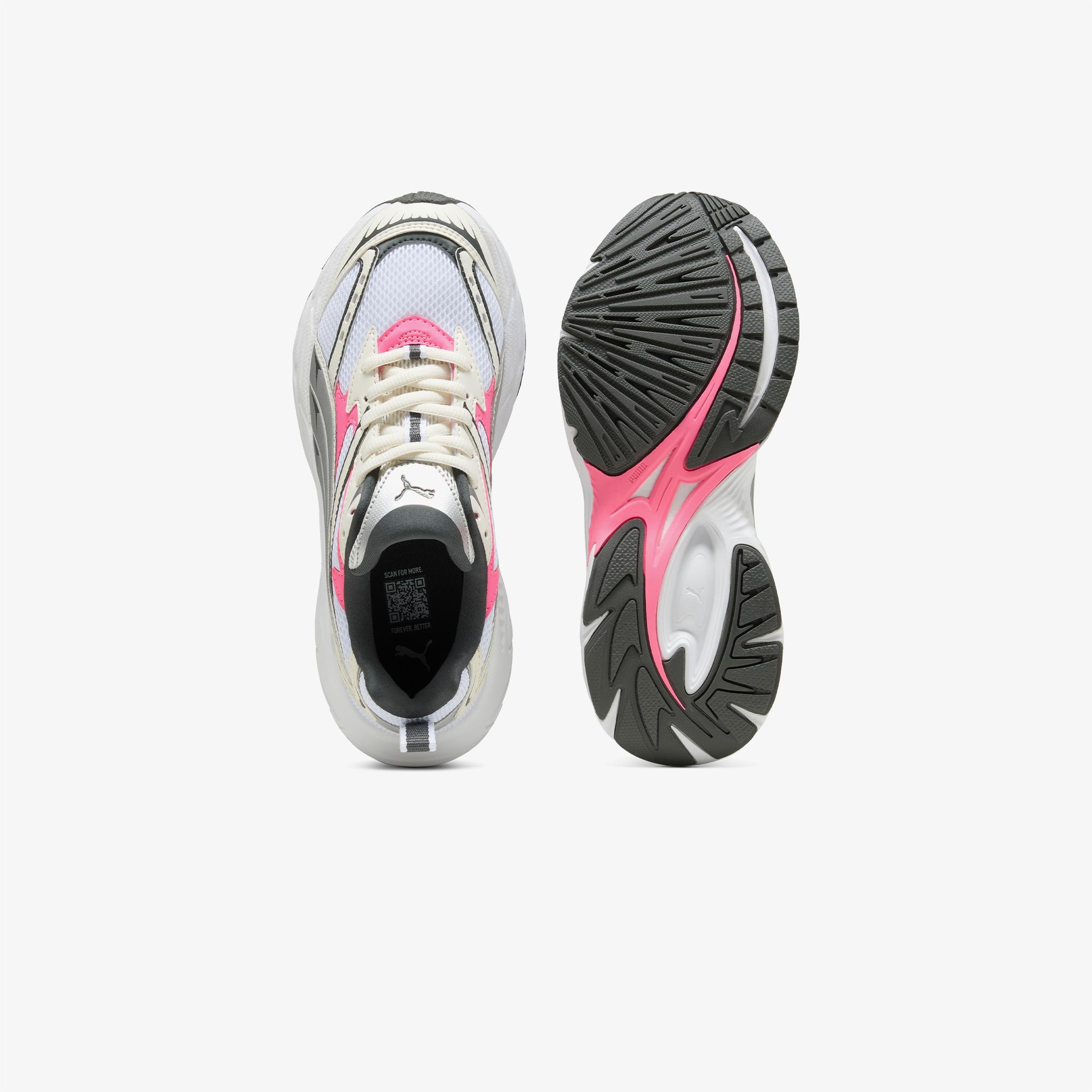 Puma Morphic Unisex Beyaz Pembe Spor Ayakkabı