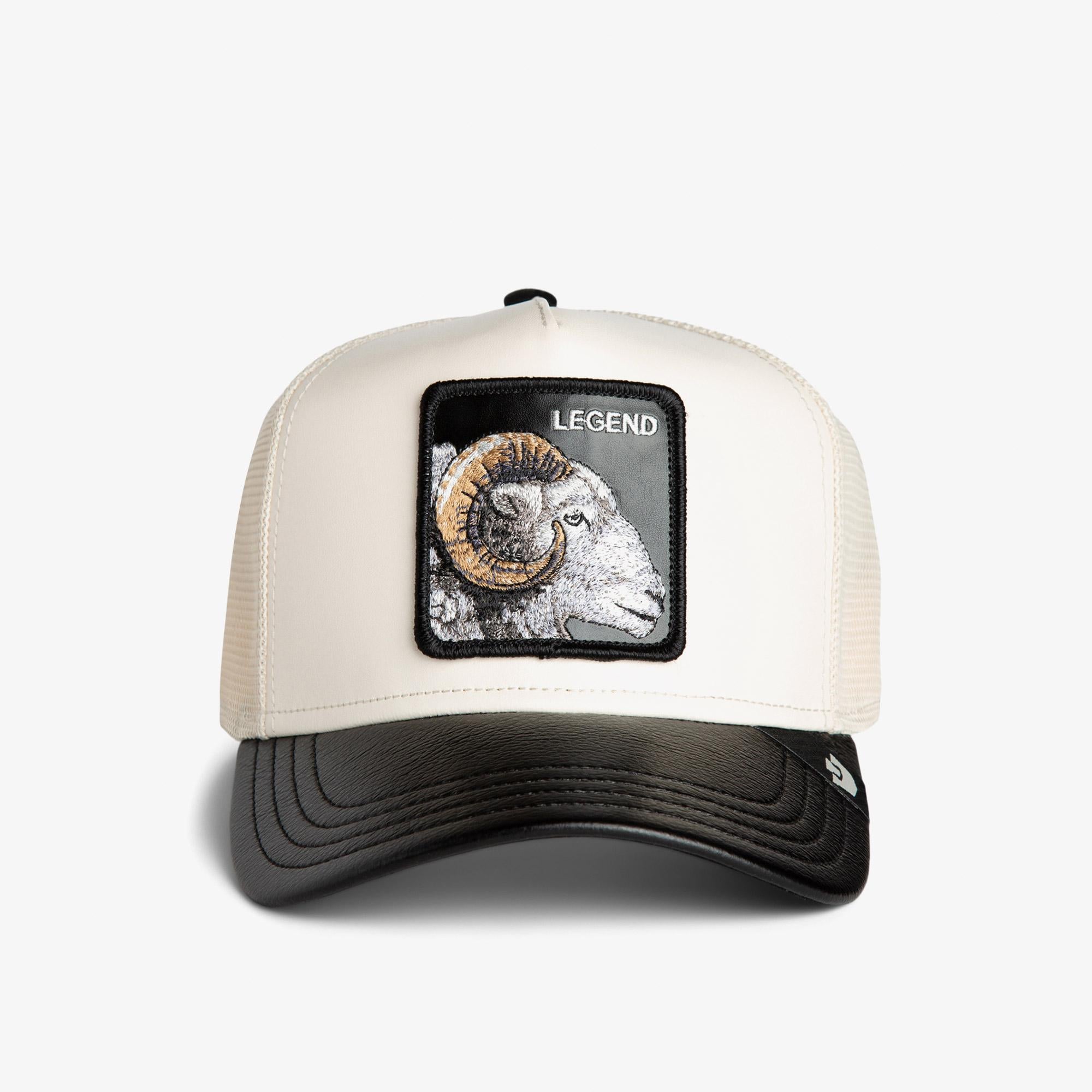 Goorin Bros Faux Leather Ram Unisex Siyah Şapka