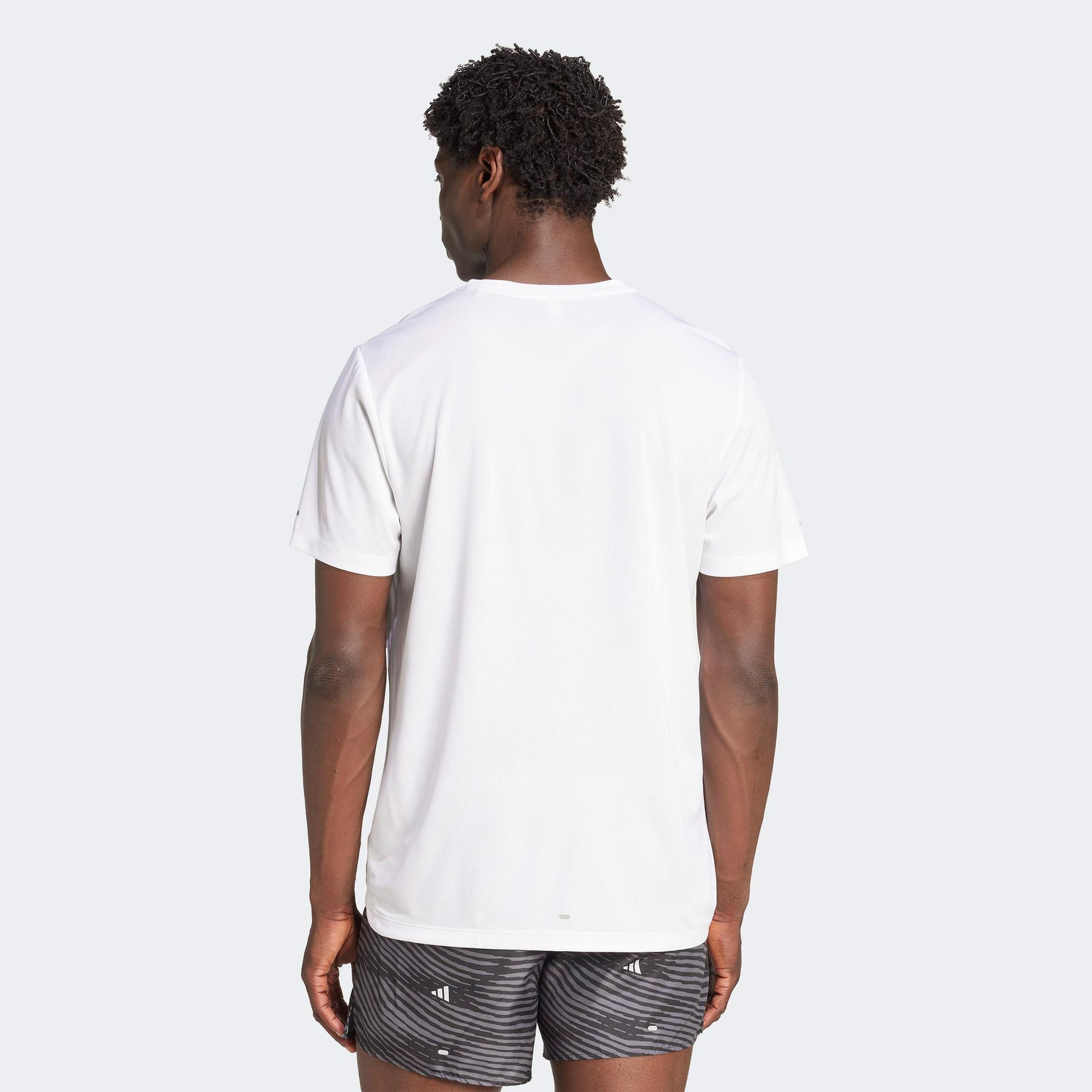 adidas Adi365 Running Essentials Brand Love Erkek Beyaz Koşu T-Shirt
