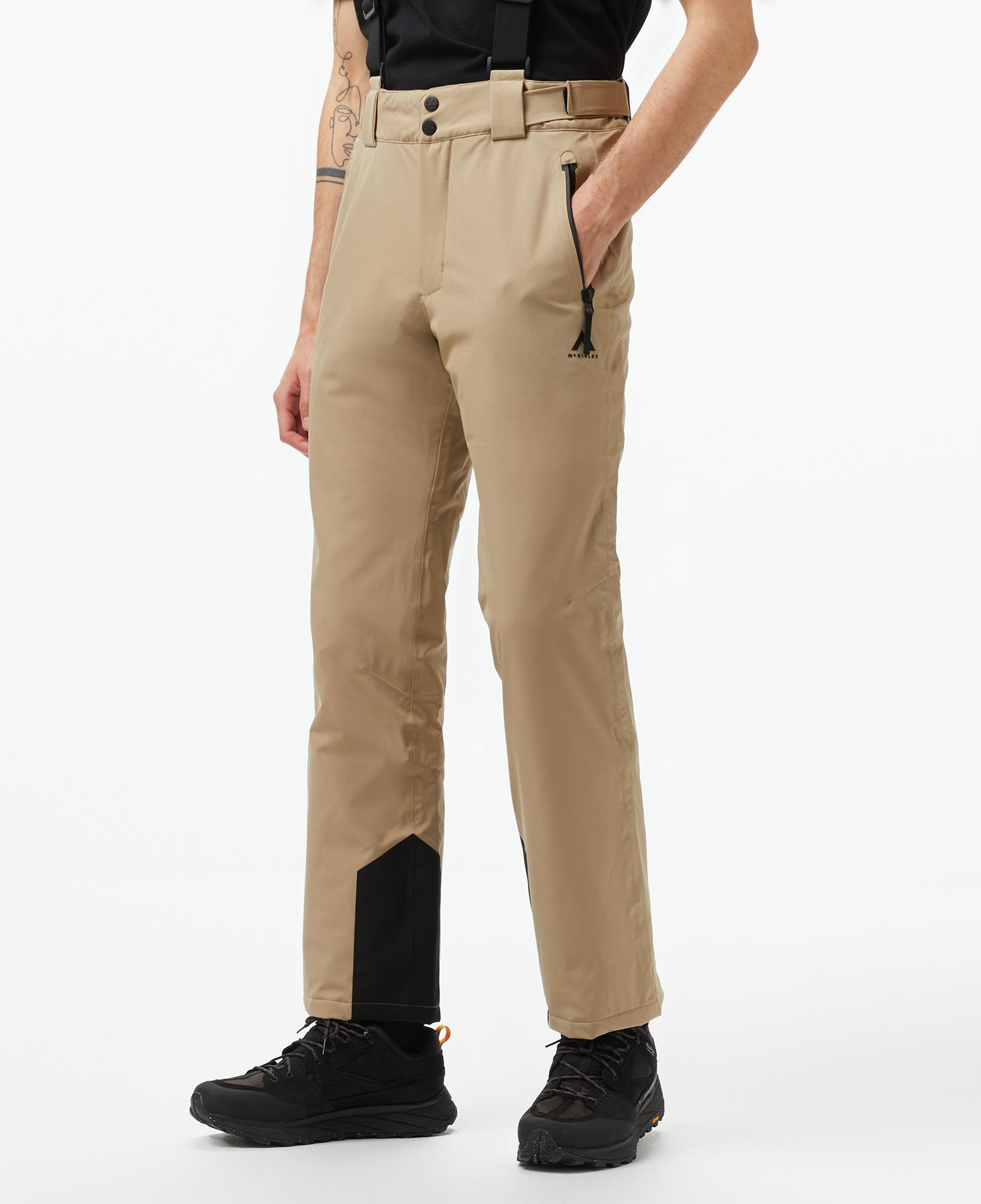 McKinley Dave II Aqx Erkek Bej Kayak Pantolonu