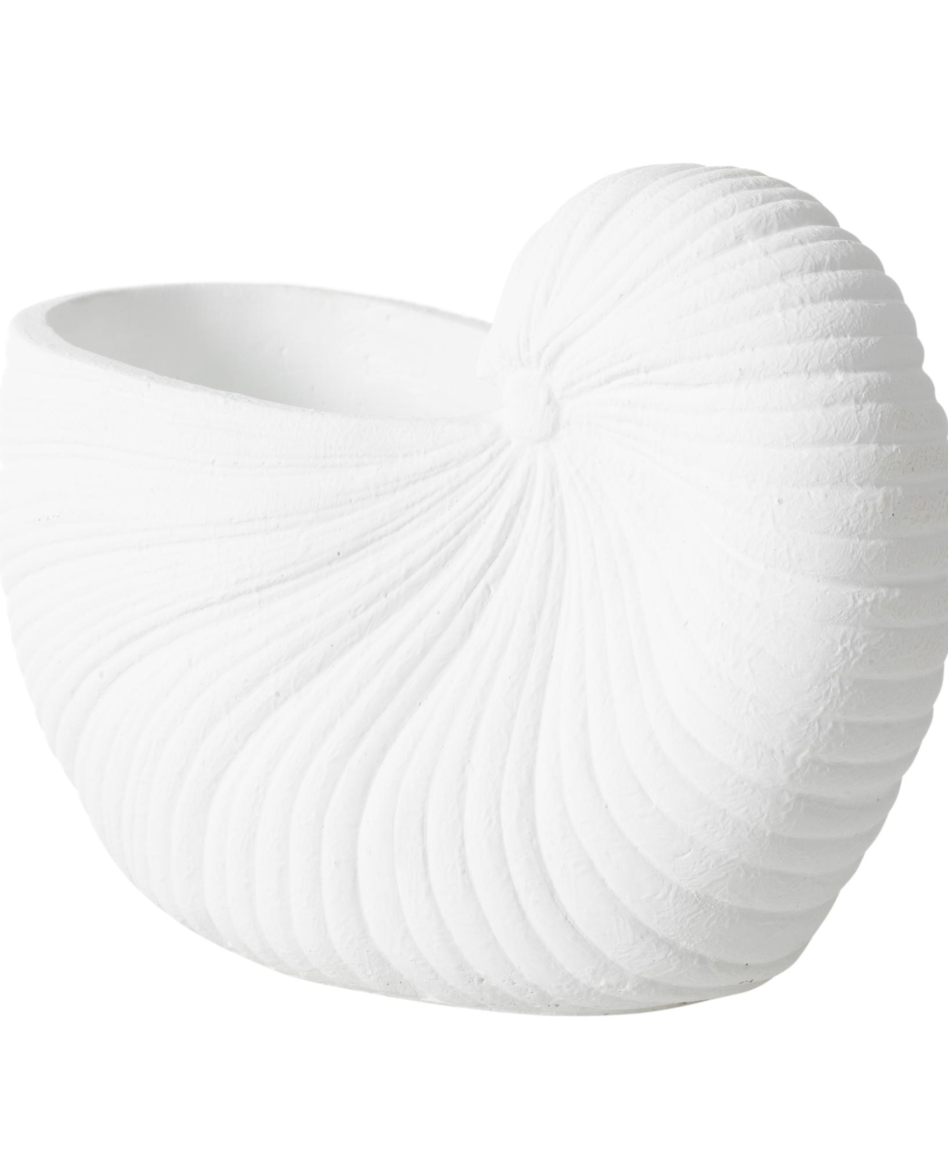 WHITE SHELL VAZO 26X13X19 CM