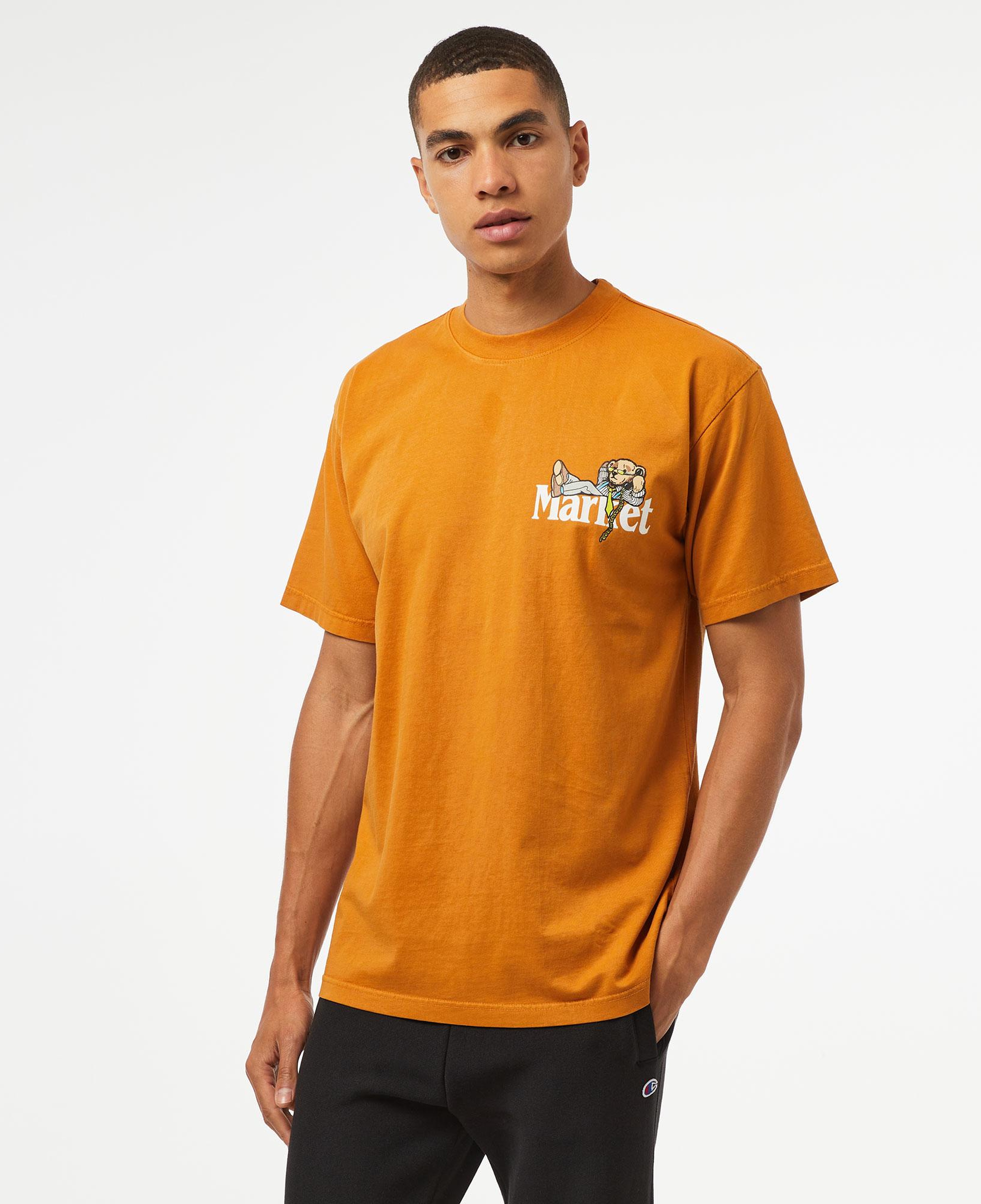 Market Better Call Bear Erkek Turuncu T-Shirt