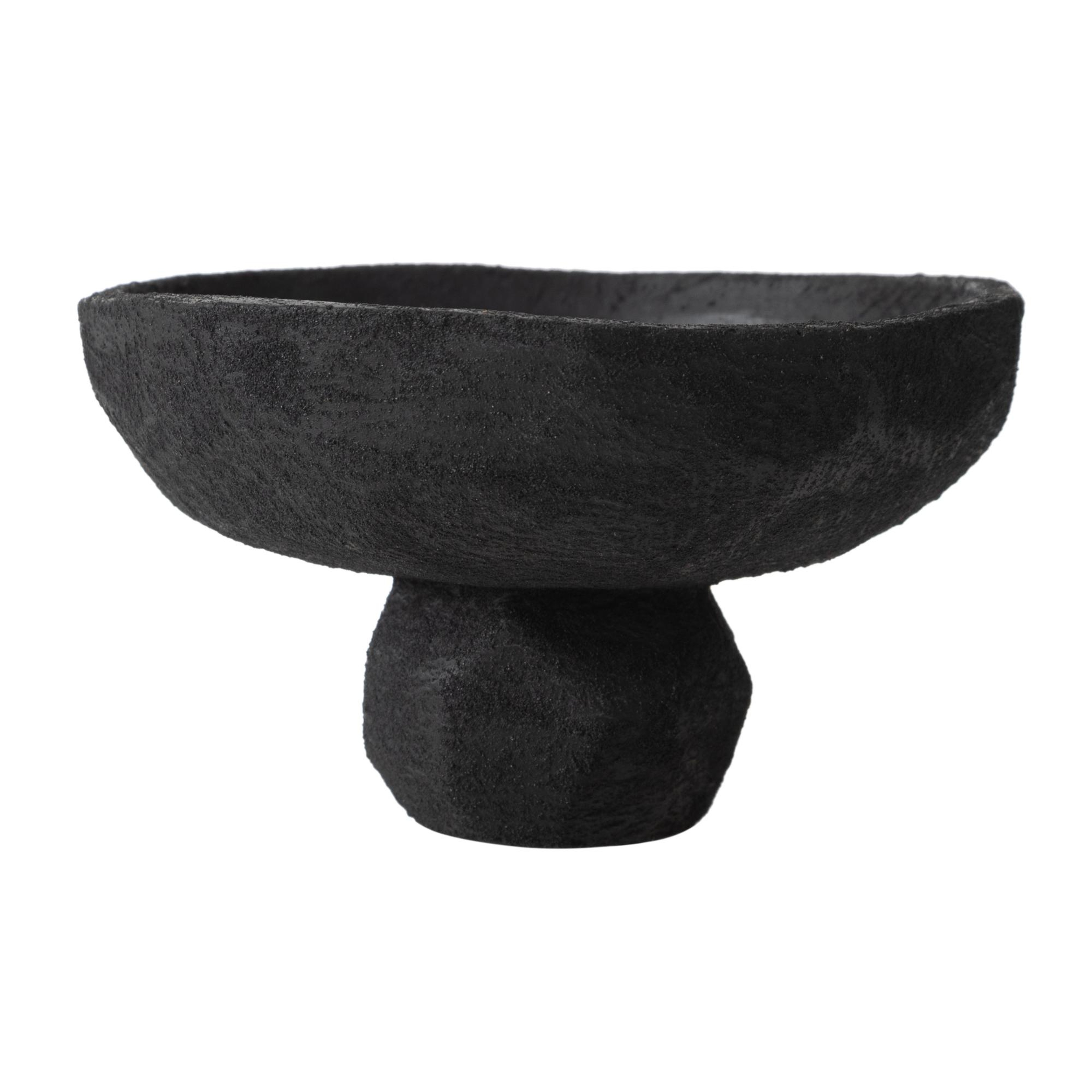 BLACK STONE DEKORATİF SUNUMLUK  23X23X14 CM