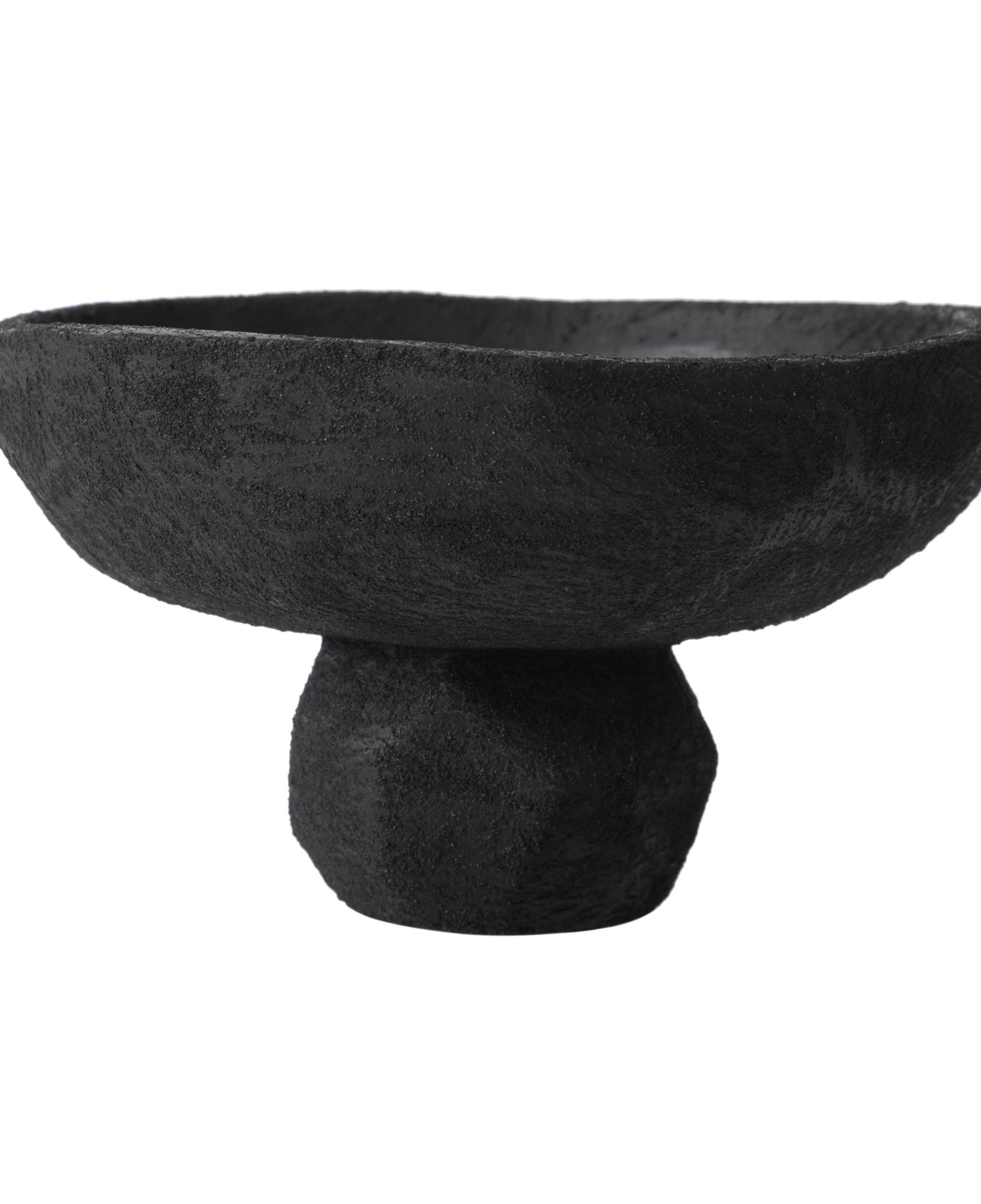 BLACK STONE DEKORATİF SUNUMLUK 23X23X14 CM
